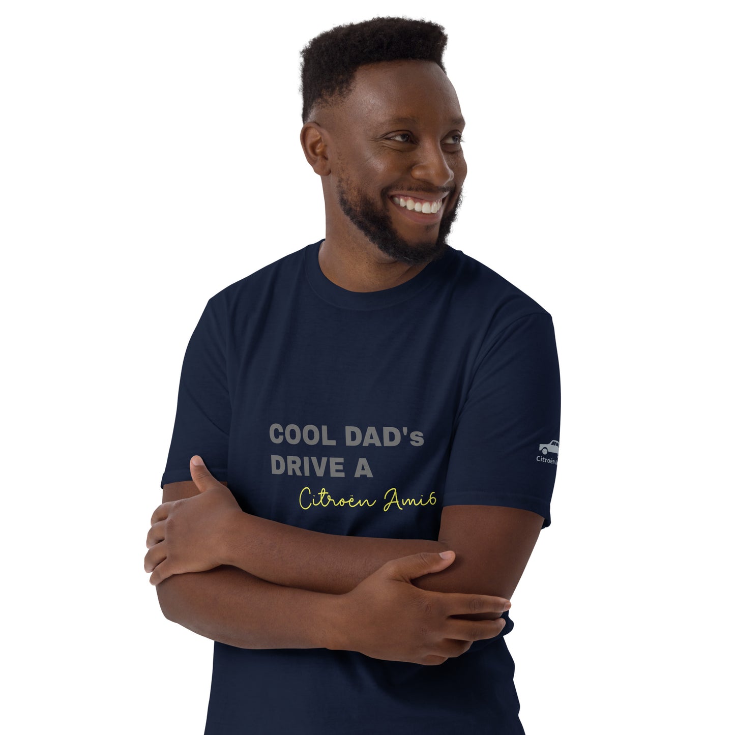 Cool dad's drive a Citroën Ami6 T-shirt - Black, Navy or White