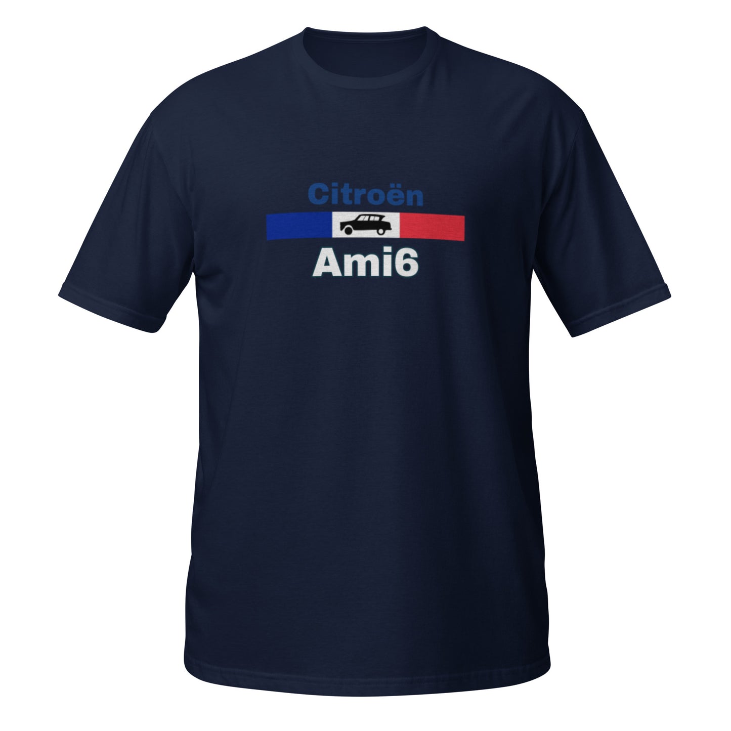 France Citroën Ami6 T-Shirt Unisexe - Bleu Foncé ou Blanc