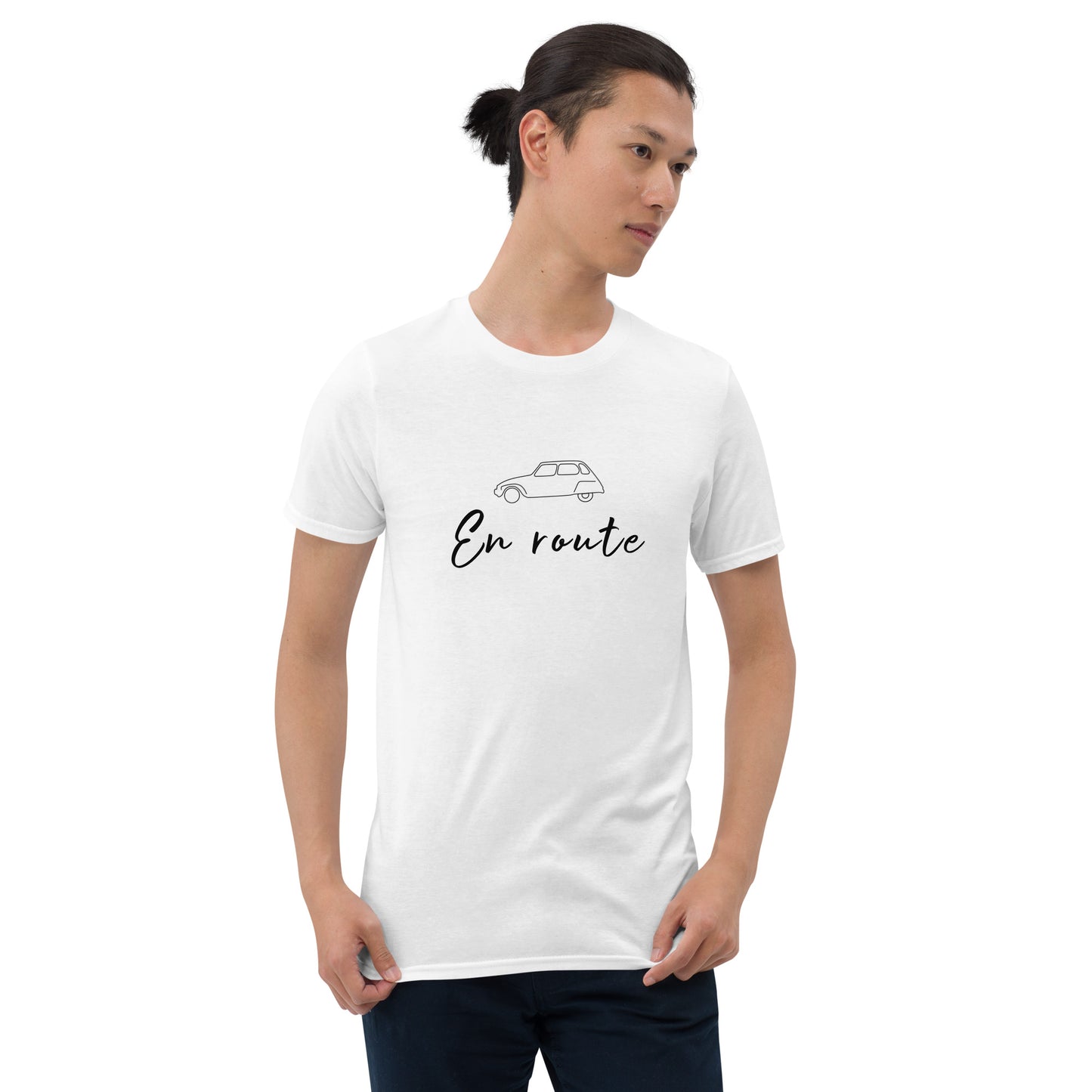 Unisex T-shirt Citroën Dyane En Route - Grey or White