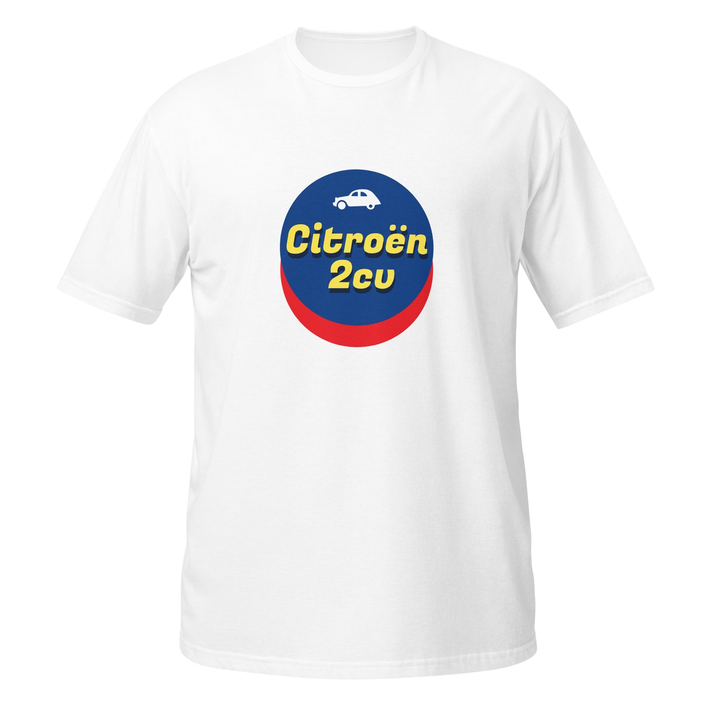 Nostalgische Citroën 2cv T-Shirt - Zwart of Wit