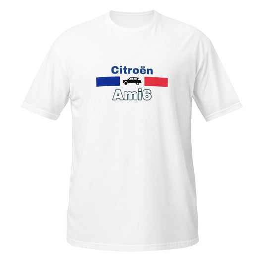 France Citroën Ami6 T-Shirt Unisexe - Bleu Foncé ou Blanc
