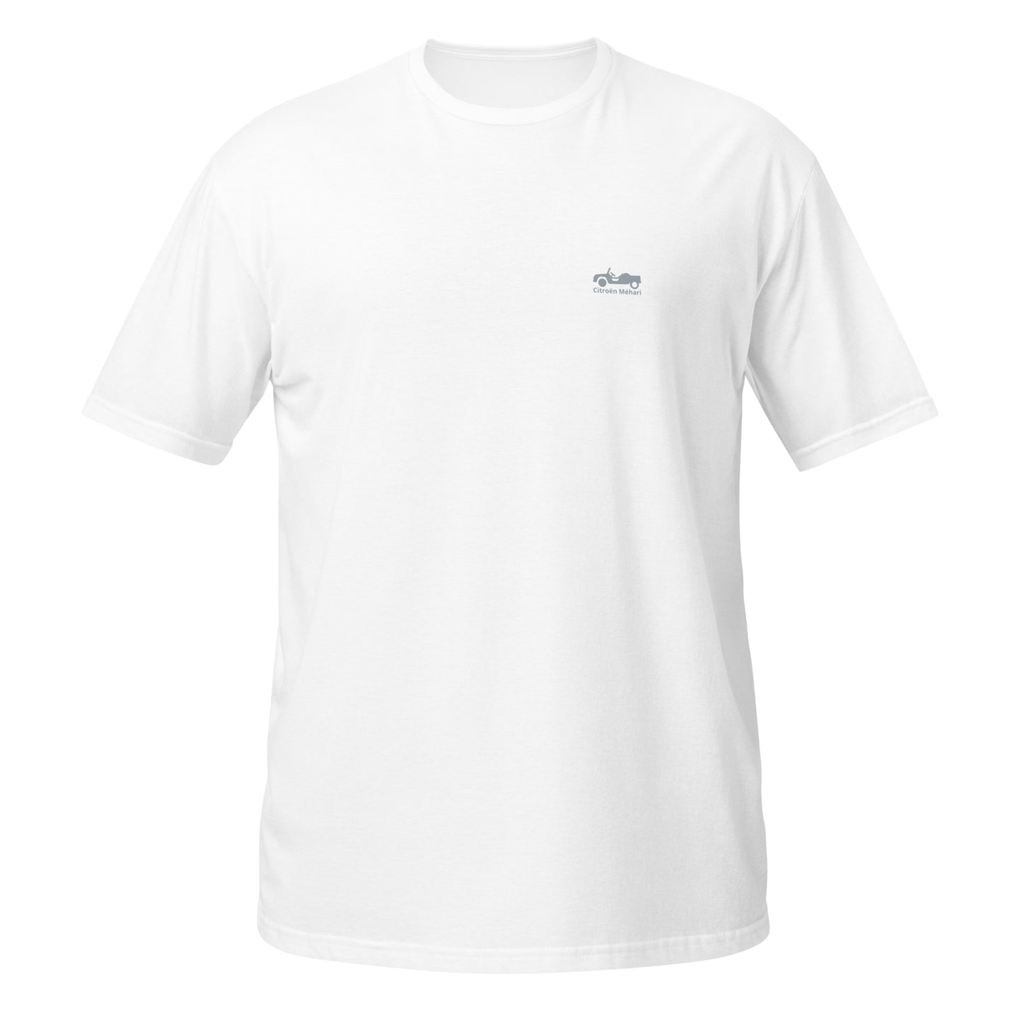 T-shirt Méhari avec logo discret sur la poitrine Unisexe - Noir, Marine ou Blanc