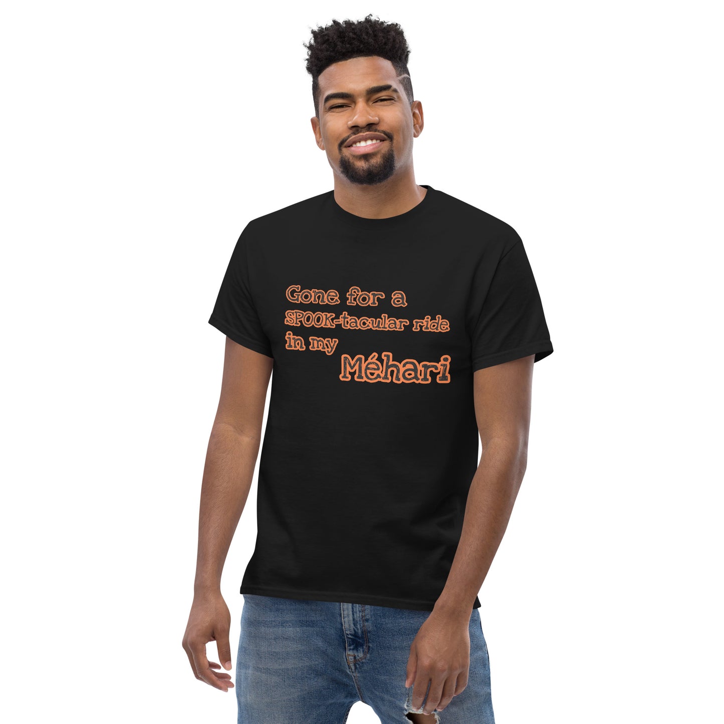 Parti pour une balade SPOOK-taculaire dans mon T-shirt Méhari disponible en Noir, Naturel, Gris ou Blanc