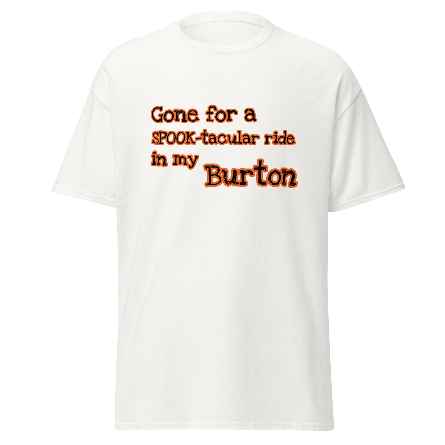 Gone for a SPOOK-tacular ride in my Burton T-shirt available in Black, Natural, Grey or White