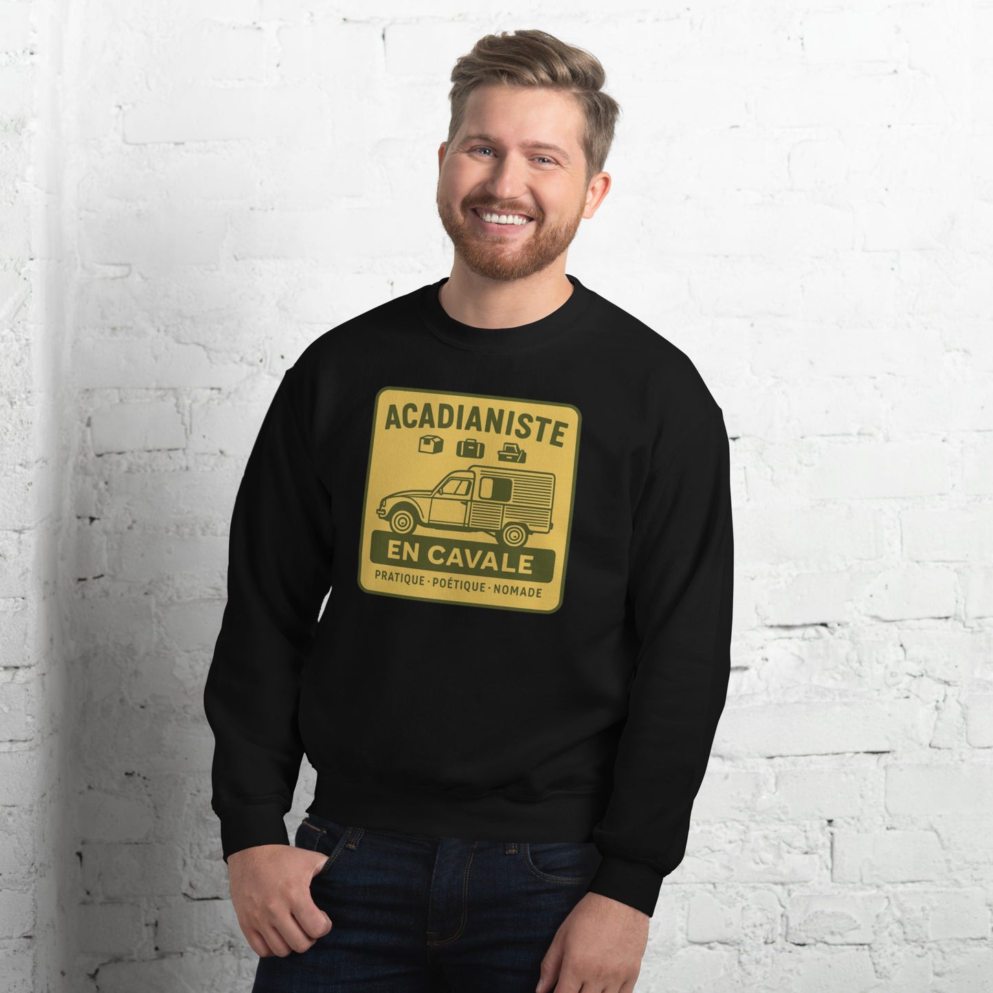 Sweater “Acadianiste en Cavale” – Warm and ready to go