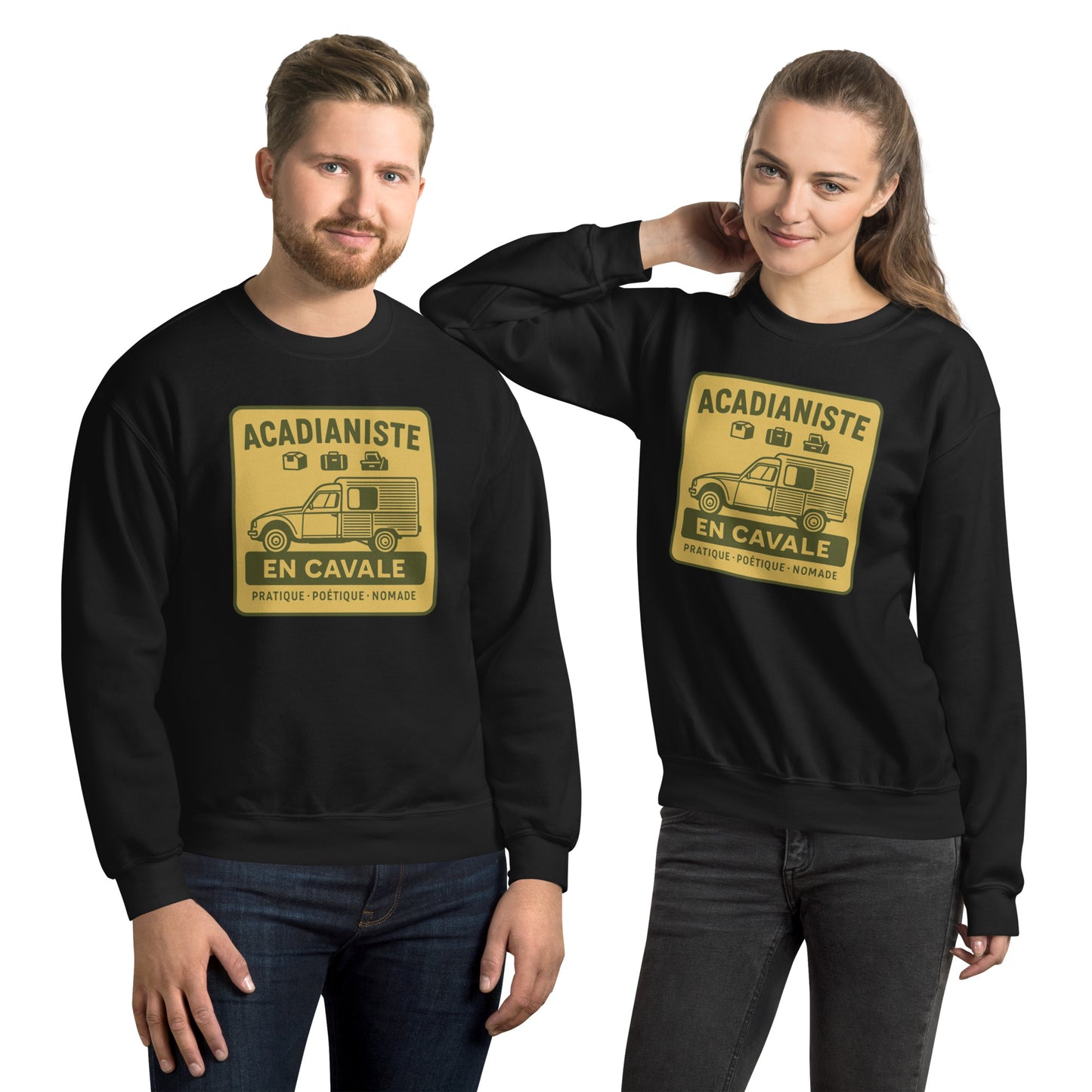 Sweater “Acadianiste en Cavale” – Warm and ready to go