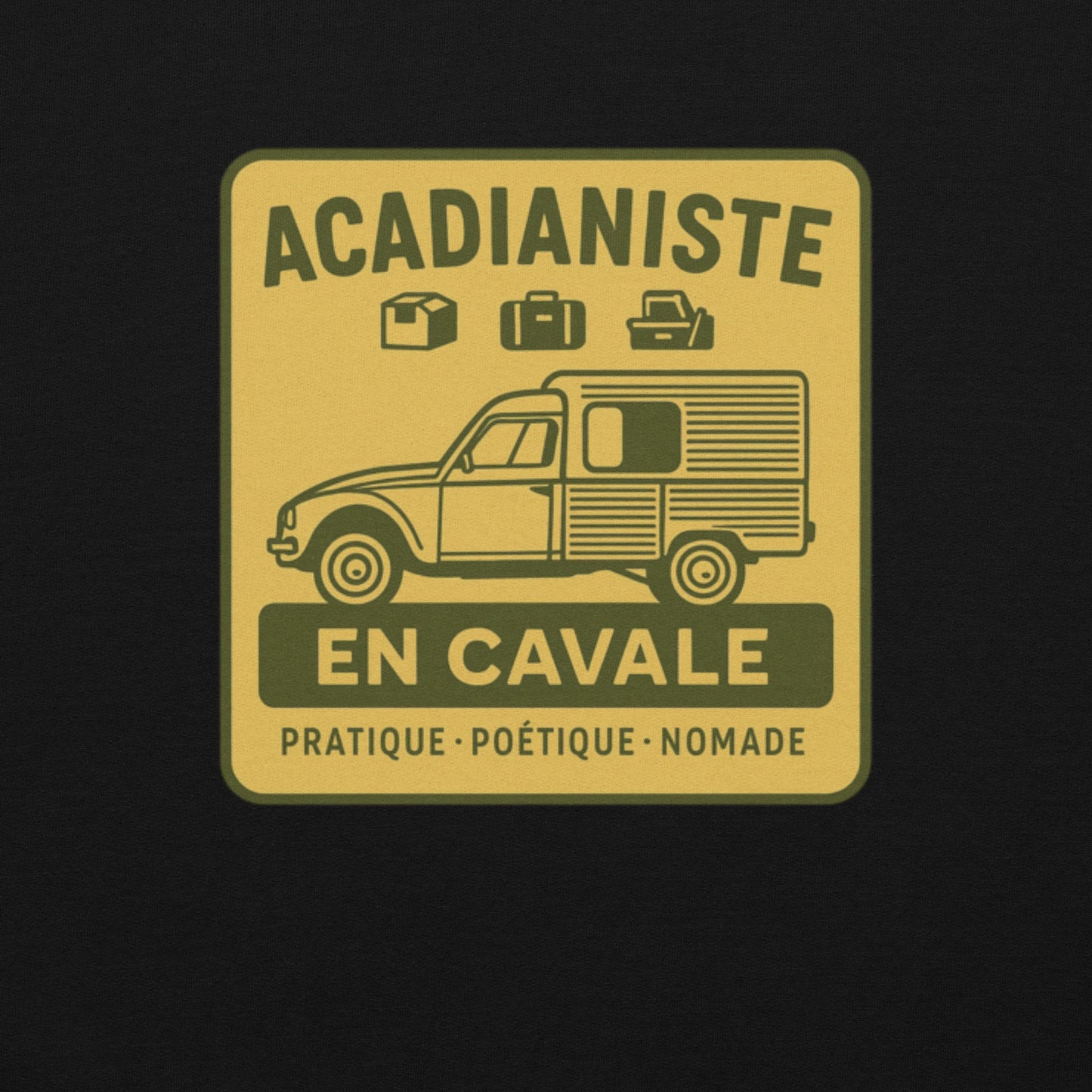 Sweater “Acadianiste en Cavale” – Warm and ready to go
