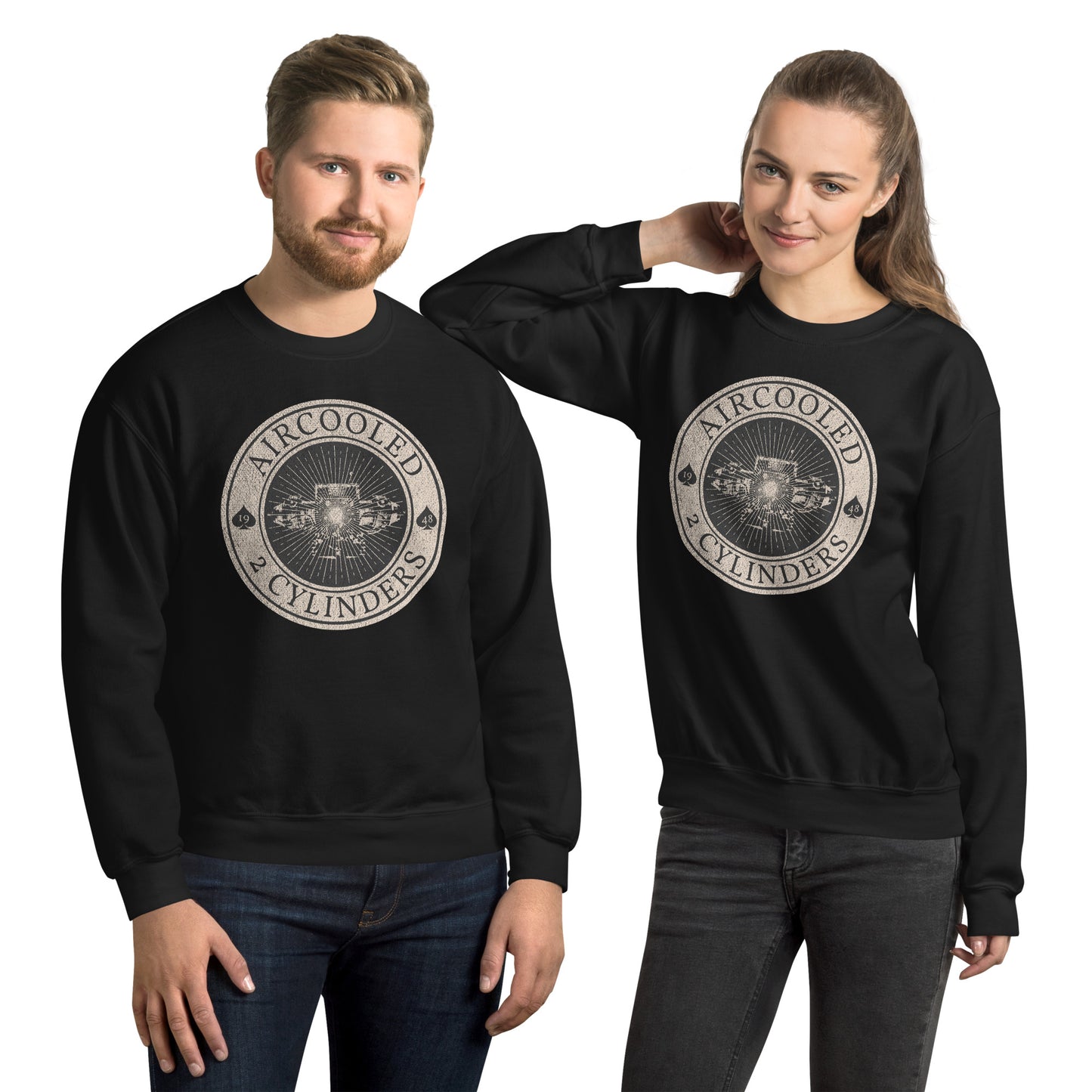Aircooled Power – De iconische tweecilinder op je sweater!