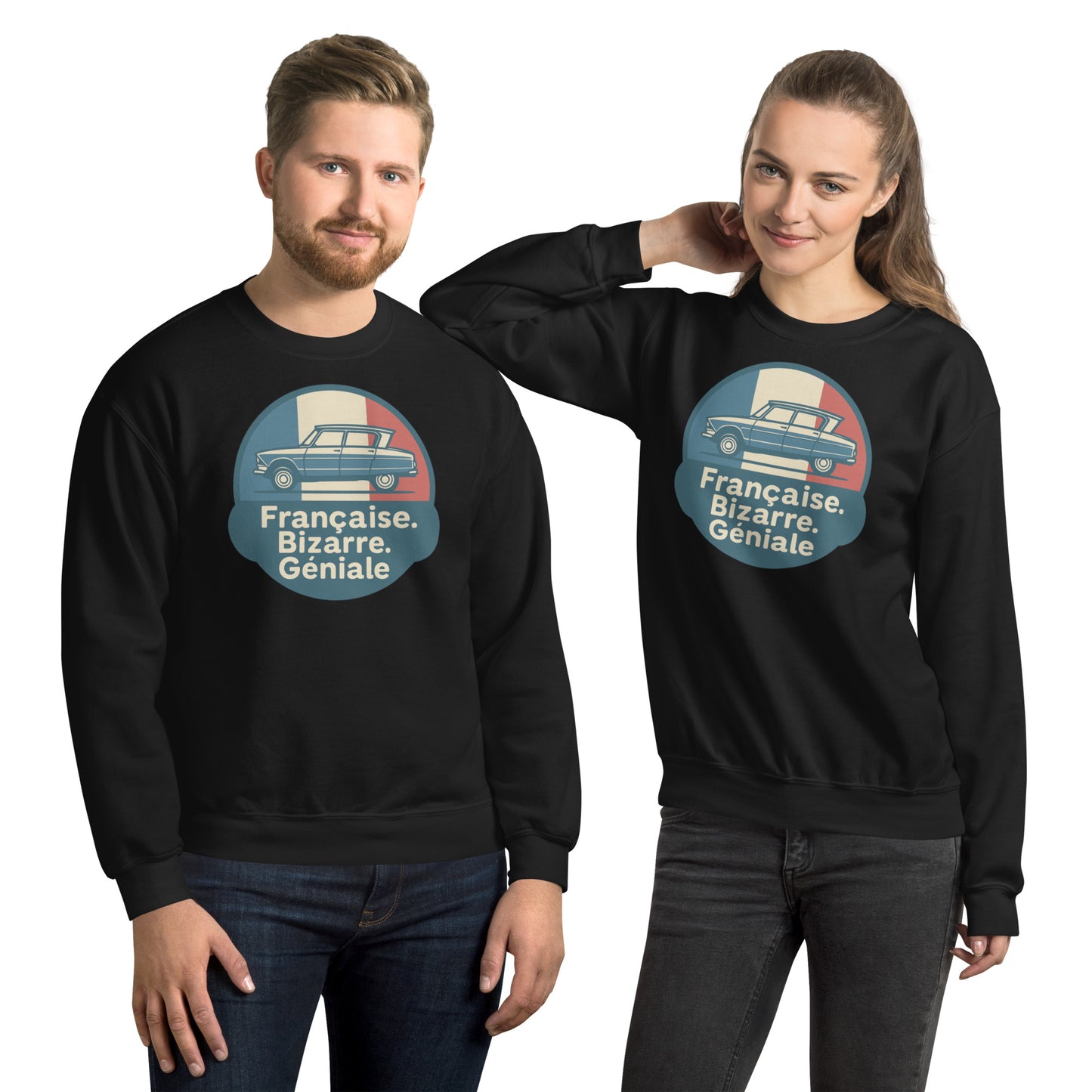 🧥 Française. Bizarre. Géniale. – Ami 6 Retro Sweatshirt met Franse flair