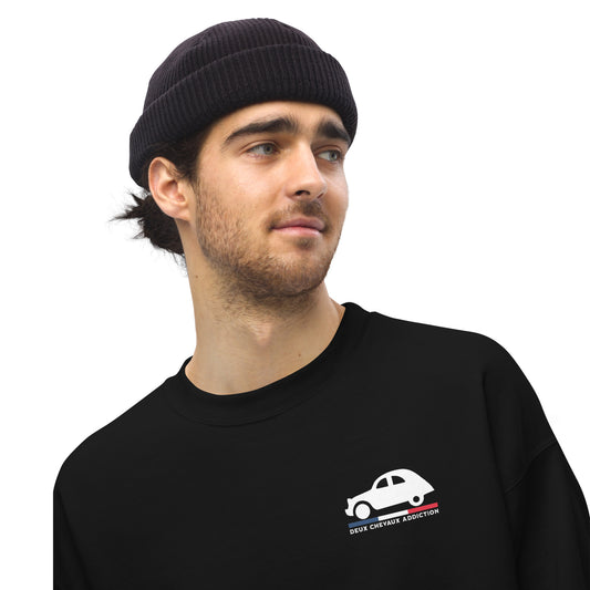 👕 Sweatshirt “Deux Chevaux Addiction” | Citroën 2CV Fans Unite