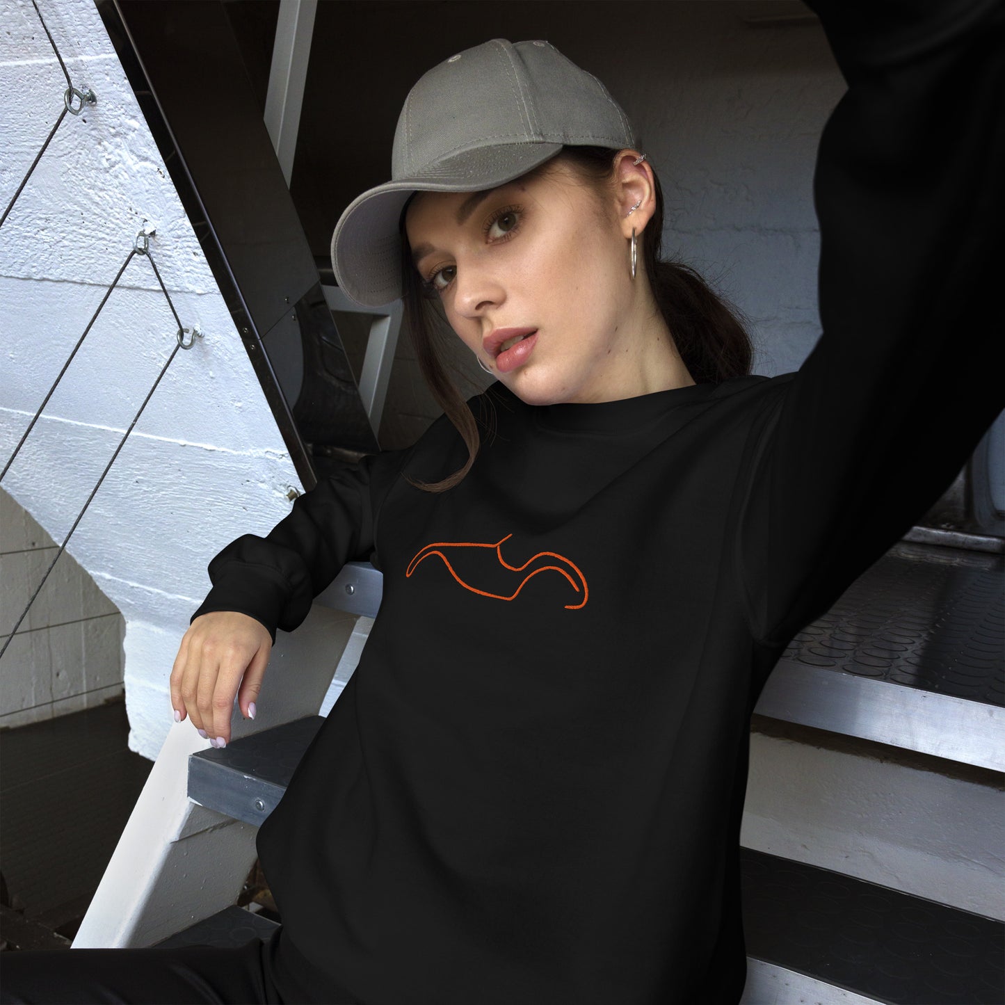 Sweat-shirt Silhouette – Motif Burton Sportscar | Minimaliste, élégant et chaud