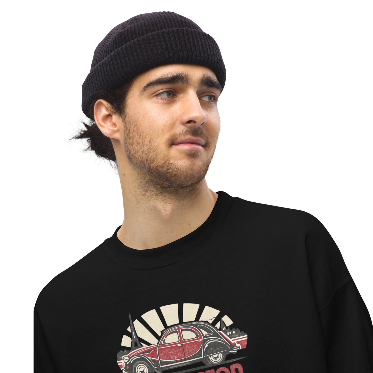 Sweat-shirt Citroën 2CV Charleston – Illustration rétro parisienne | Collection spéciale