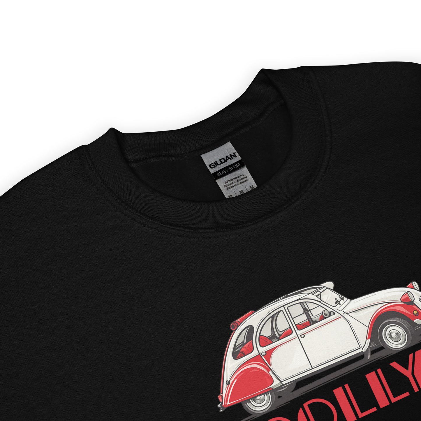 Sweat-shirt Citroën 2CV Dolly – Illustration iconique rouge et blanche | Collection spéciale