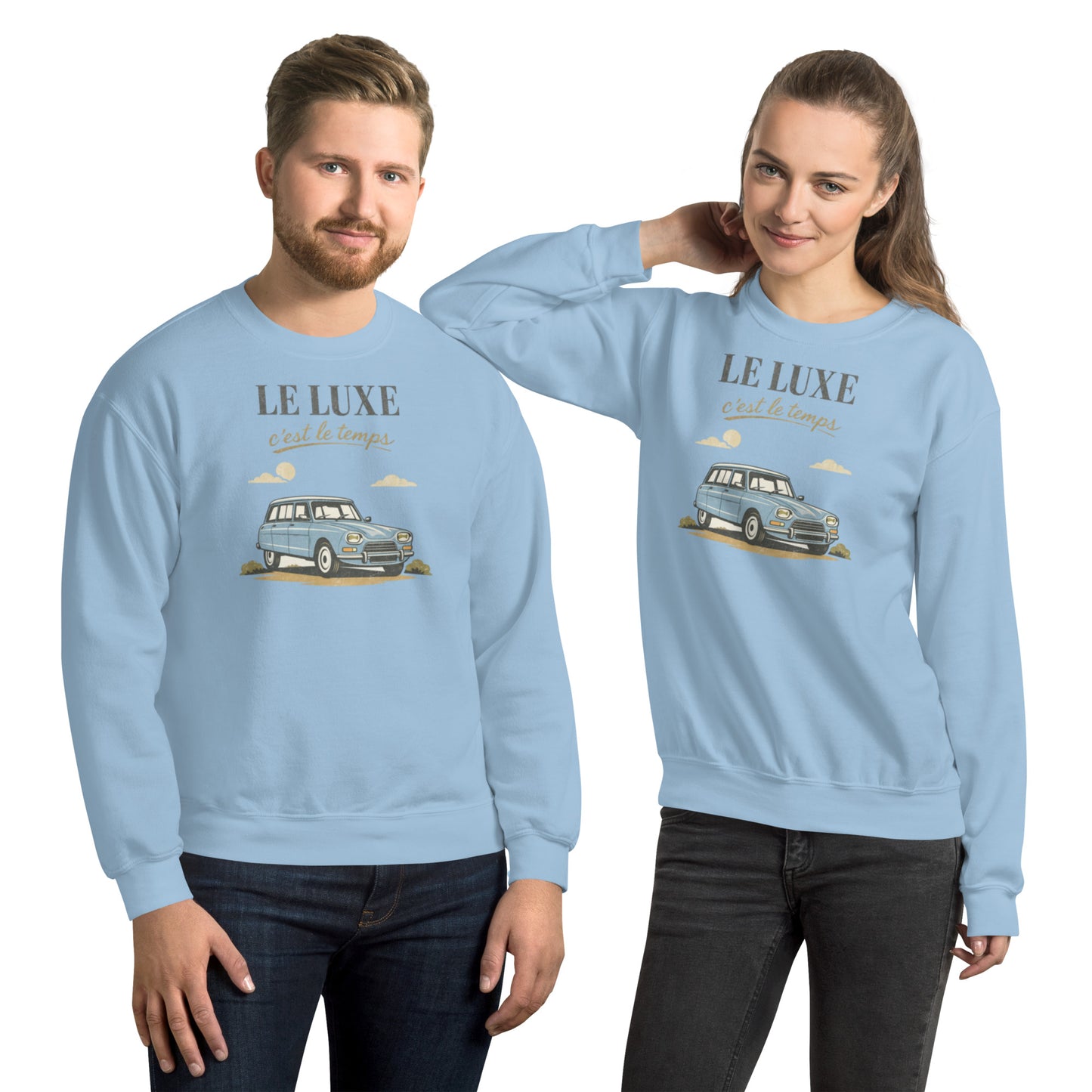 Le Luxe – Sweat-shirt Citroën Ami 8 | Nostalgie française et style intemporel