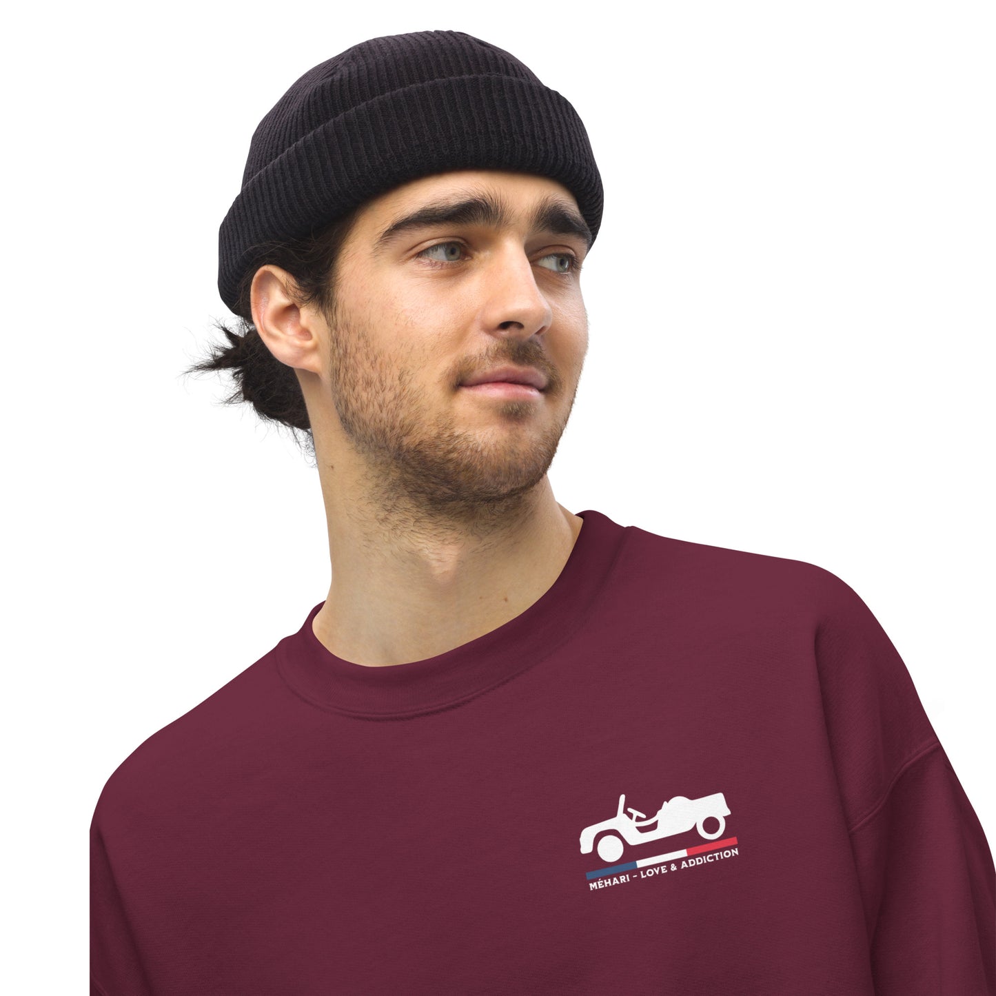 🏖️ Sweatshirt “Méhari – Love & Addiction” | Citroën Méhari Retro Design