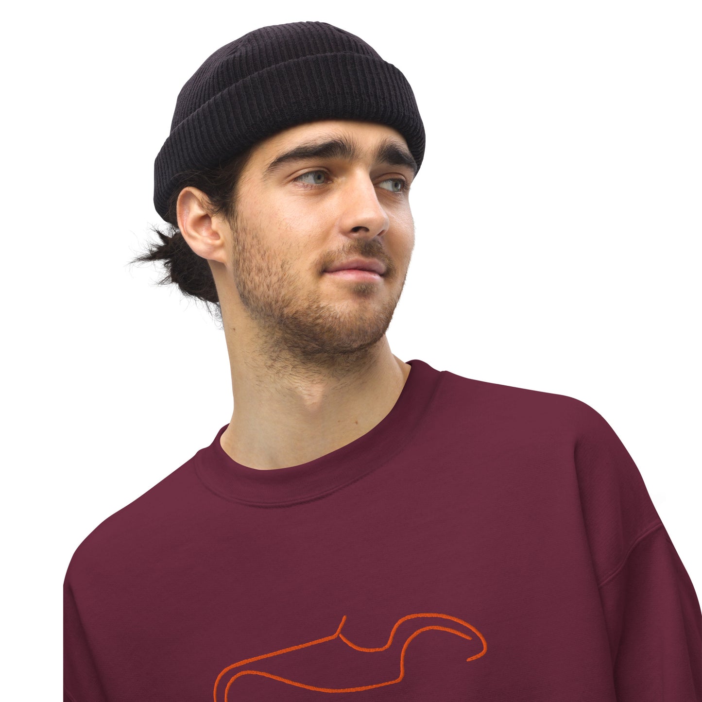 Sweat-shirt Silhouette – Motif Burton Sportscar | Minimaliste, élégant et chaud