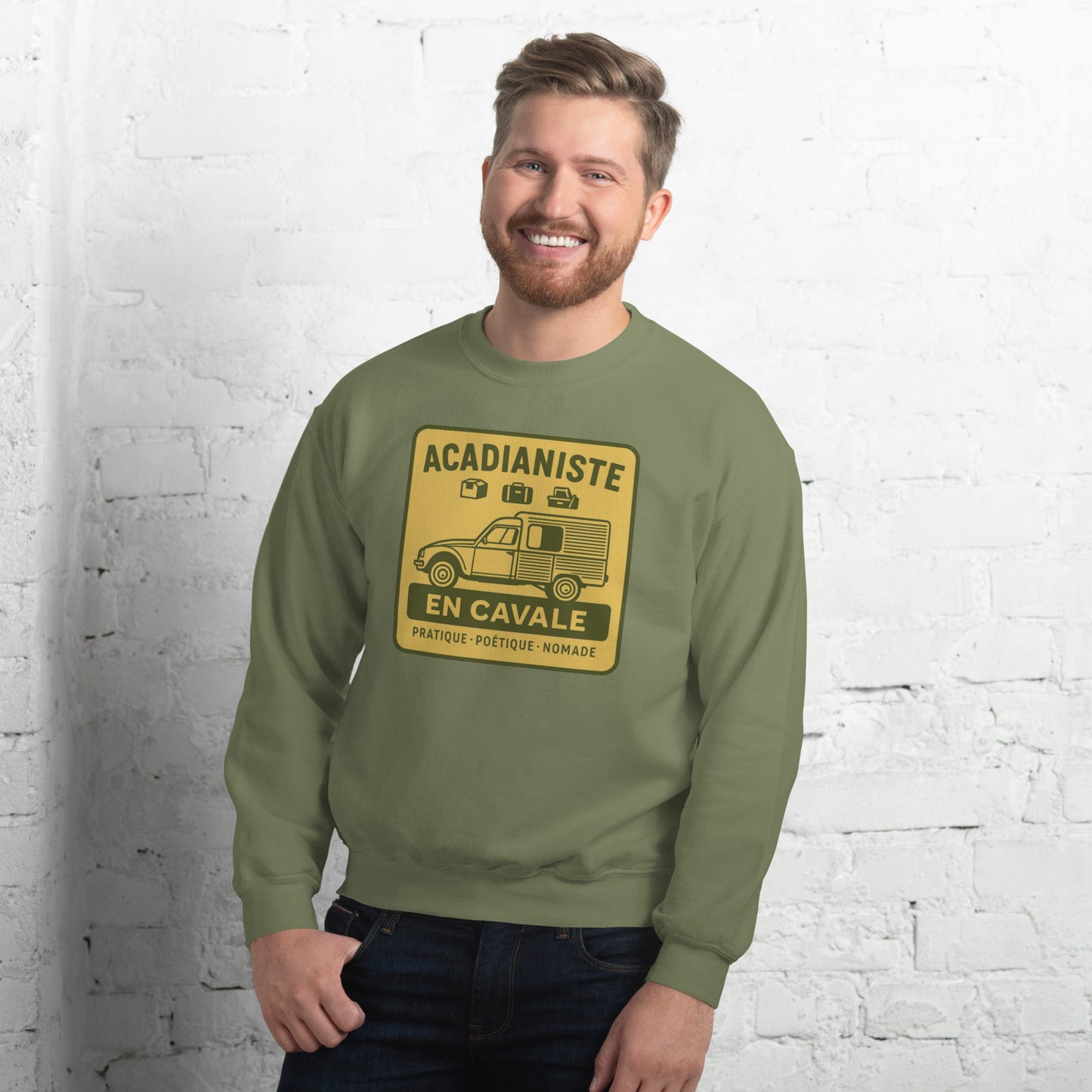 Sweater “Acadianiste en Cavale” – Warm and ready to go