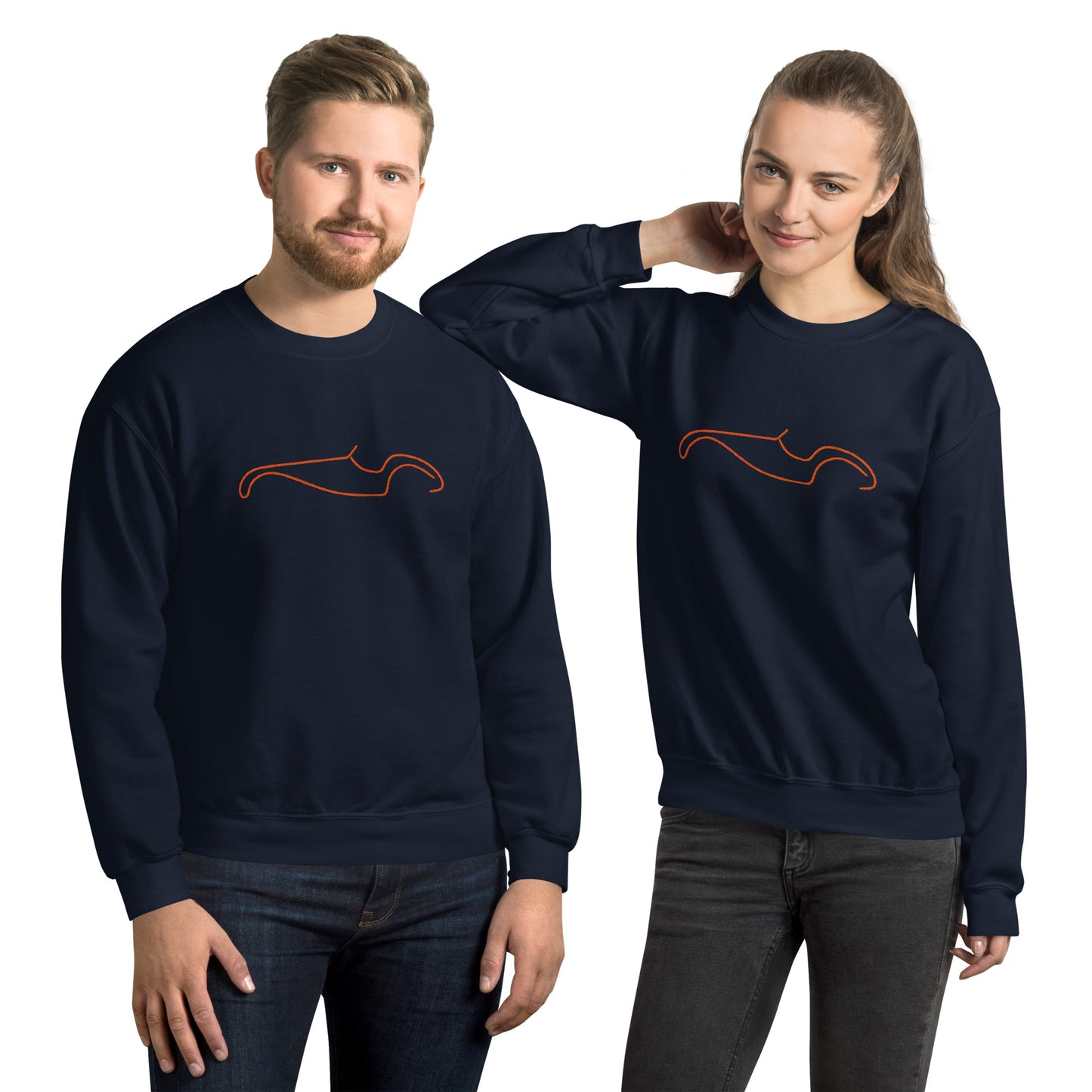 Sweat-shirt Silhouette – Motif Burton Sportscar | Minimaliste, élégant et chaud