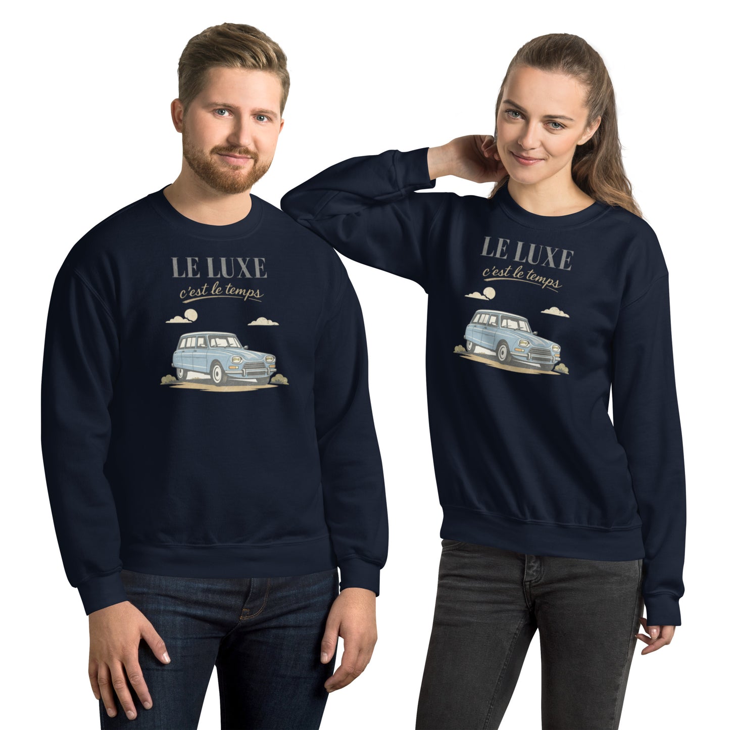 Le Luxe – Sweat-shirt Citroën Ami 8 | Nostalgie française et style intemporel