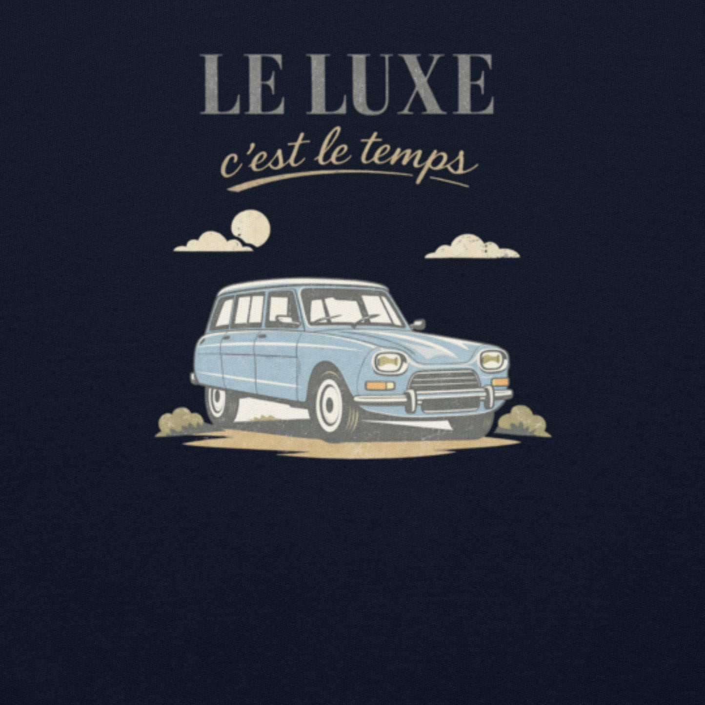Le Luxe – Sweat-shirt Citroën Ami 8 | Nostalgie française et style intemporel