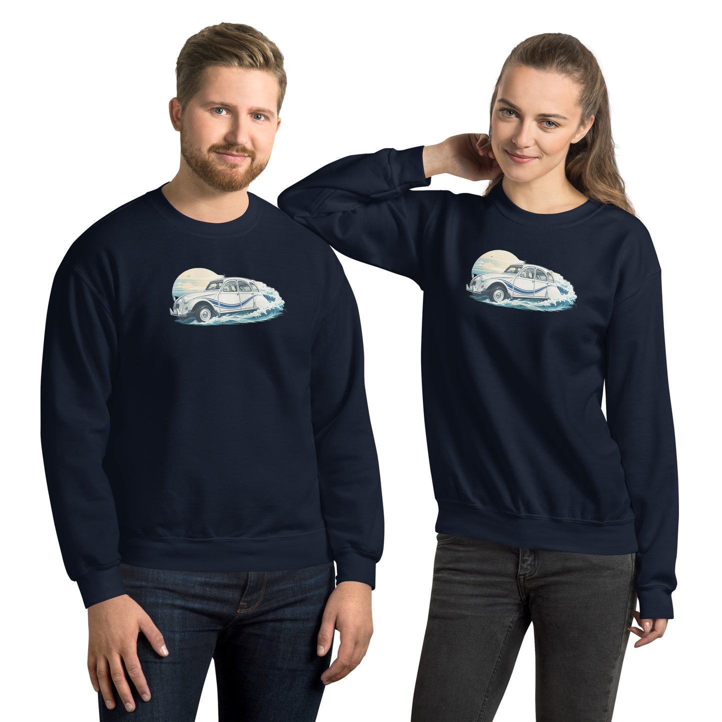 Citroën 2CV France 3 Sweatshirt – Maritime Illustration in Motion | Specials Collection