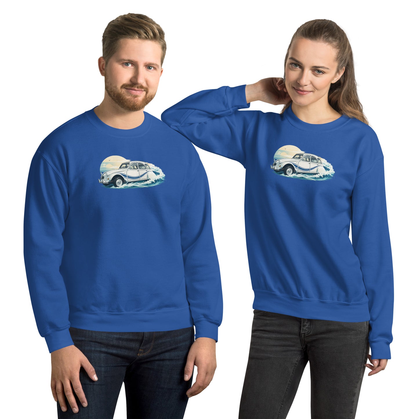 Citroën 2CV France 3 Sweatshirt – Maritime Illustration in Motion | Specials Collection