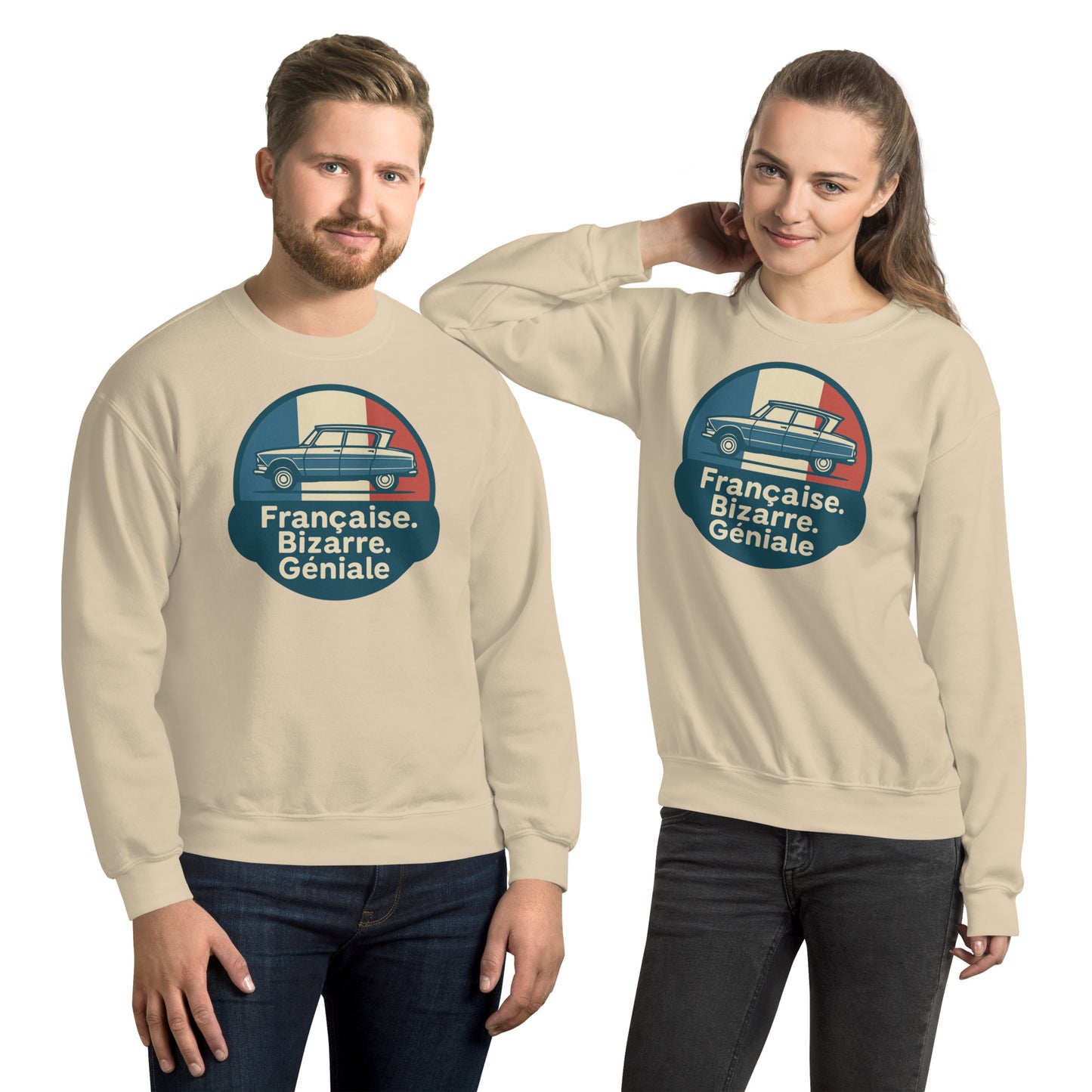 🧥 Française. Bizarre. Géniale. – Ami 6 Retro Sweatshirt met Franse flair
