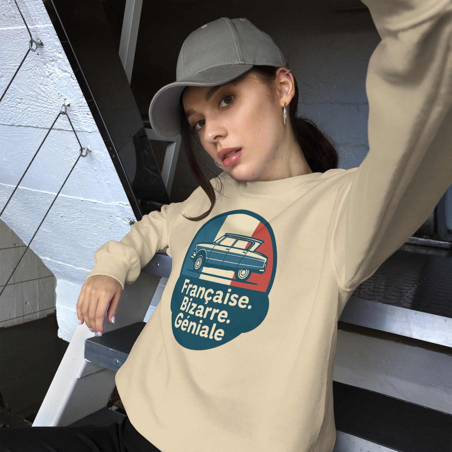 🧥 Française. Bizarre. Géniale. – Ami 6 Retro Sweatshirt met Franse flair