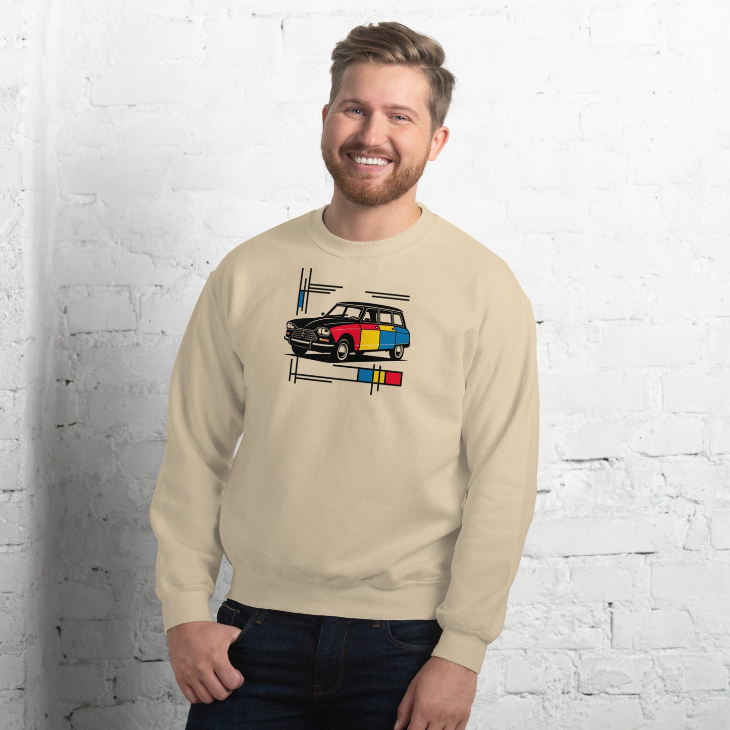 Sweat-shirt Mondrian Collection – Modèle Ami8