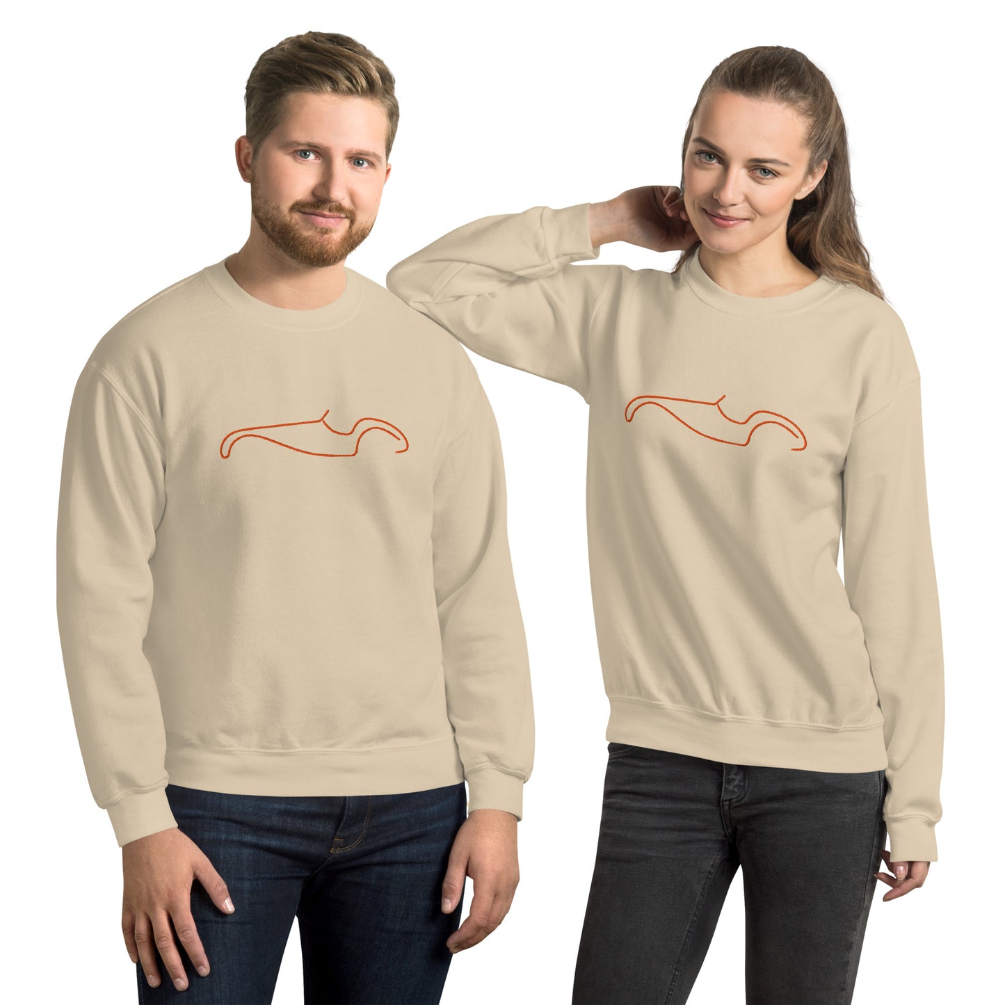 Sweat-shirt Silhouette – Motif Burton Sportscar | Minimaliste, élégant et chaud