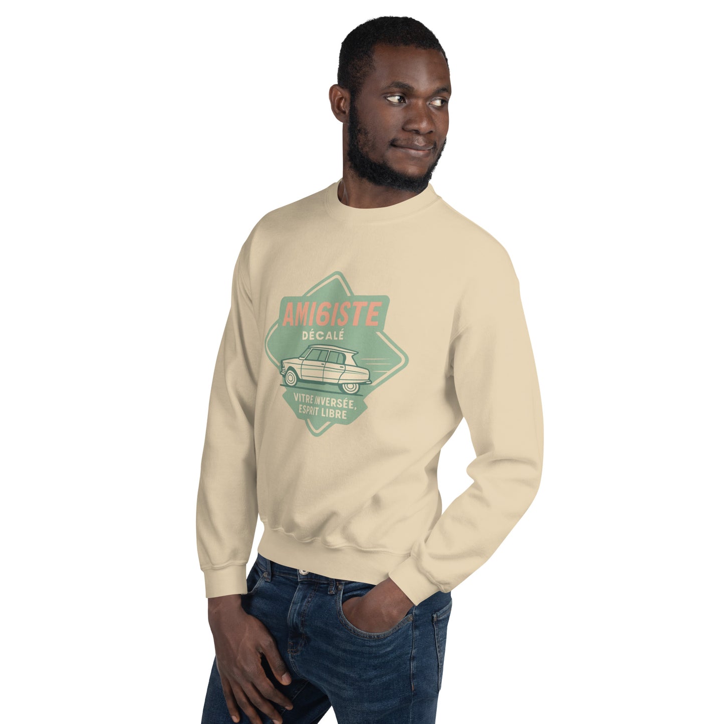 🧥 Ami6iste Décalé Sweatshirt – Voor koude dagen met een warme knipoog