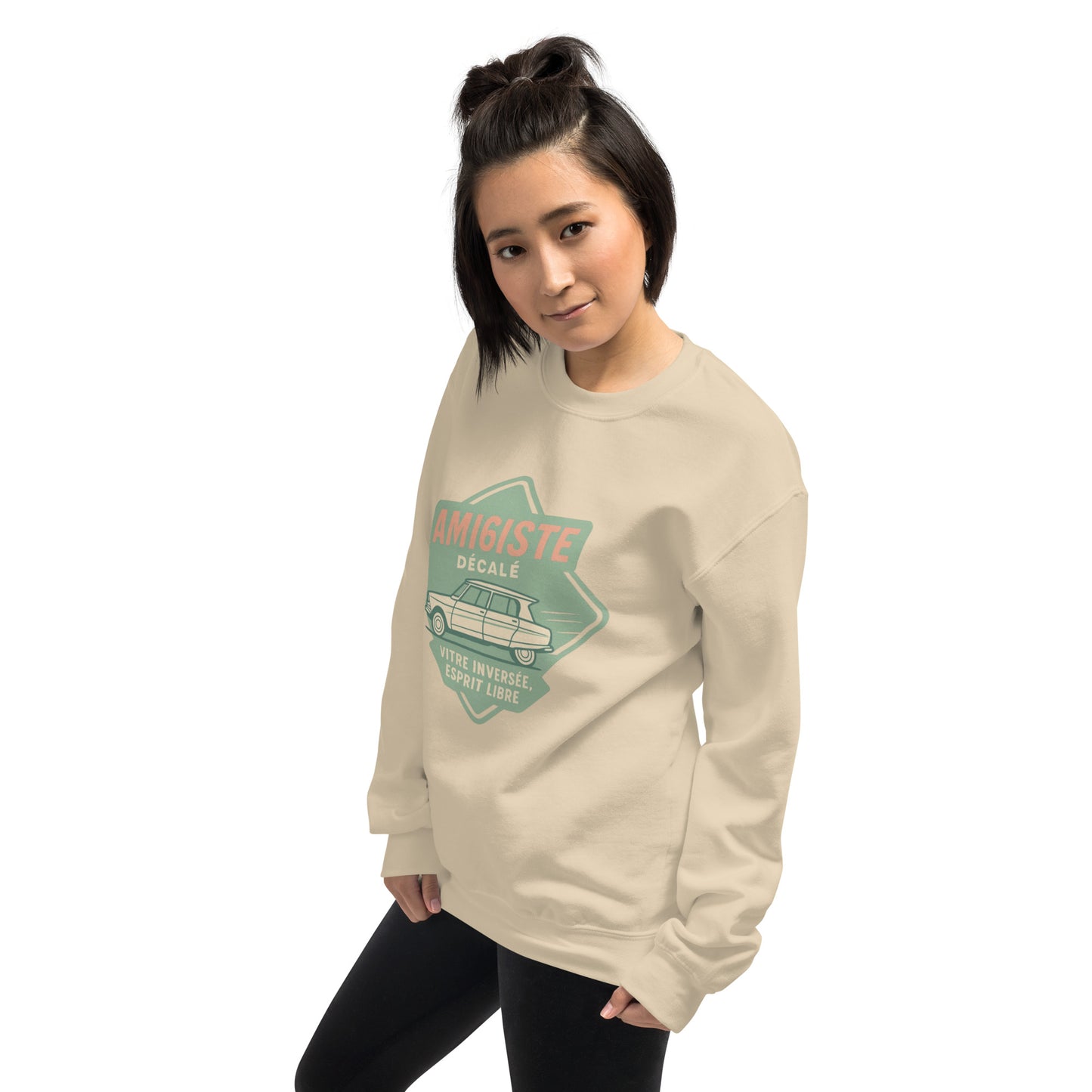 🧥 Ami6iste Décalé Sweatshirt – Voor koude dagen met een warme knipoog