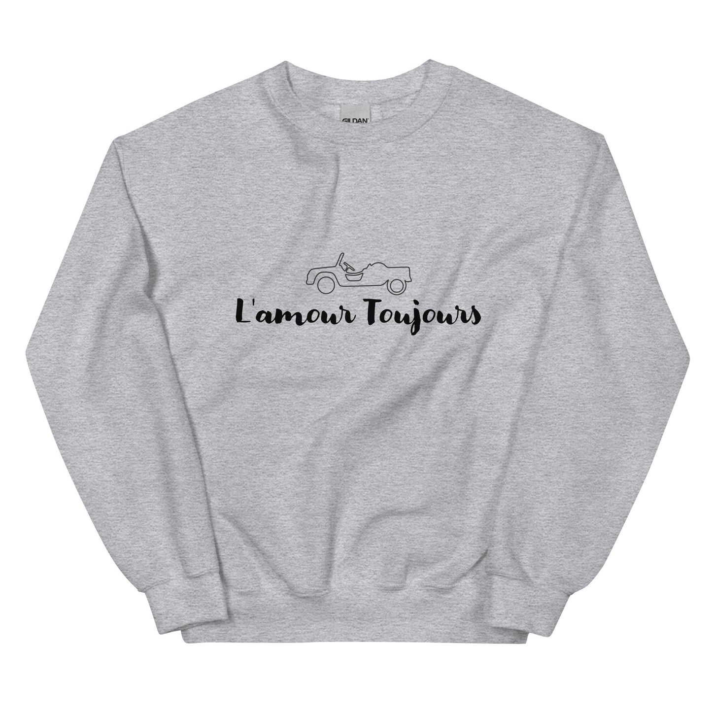 L'amour Toujours Citroën Méhari Sweatshirt Unisex - Gray or White