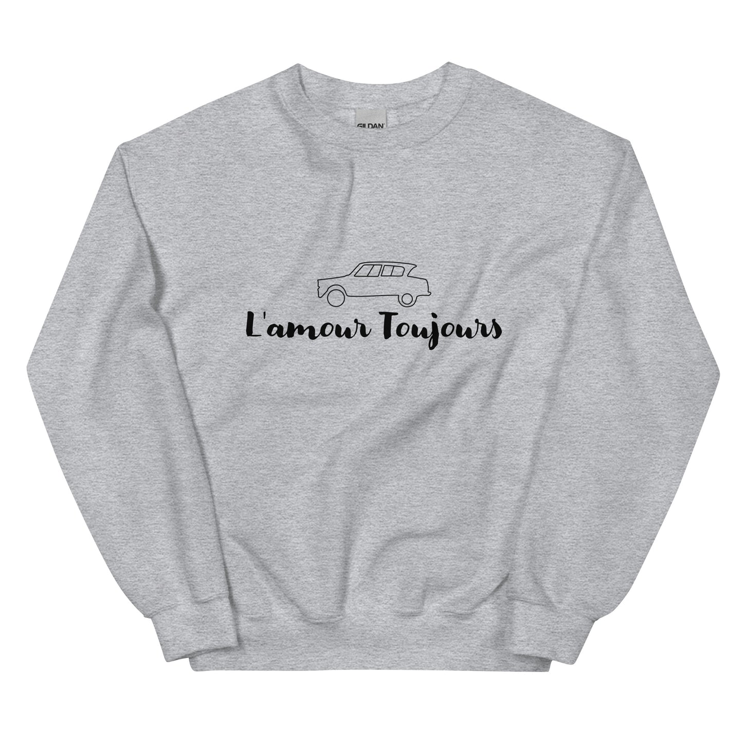 L'amour Toujours Citroën Ami6 Sweatshirt Unisex - Gray or White