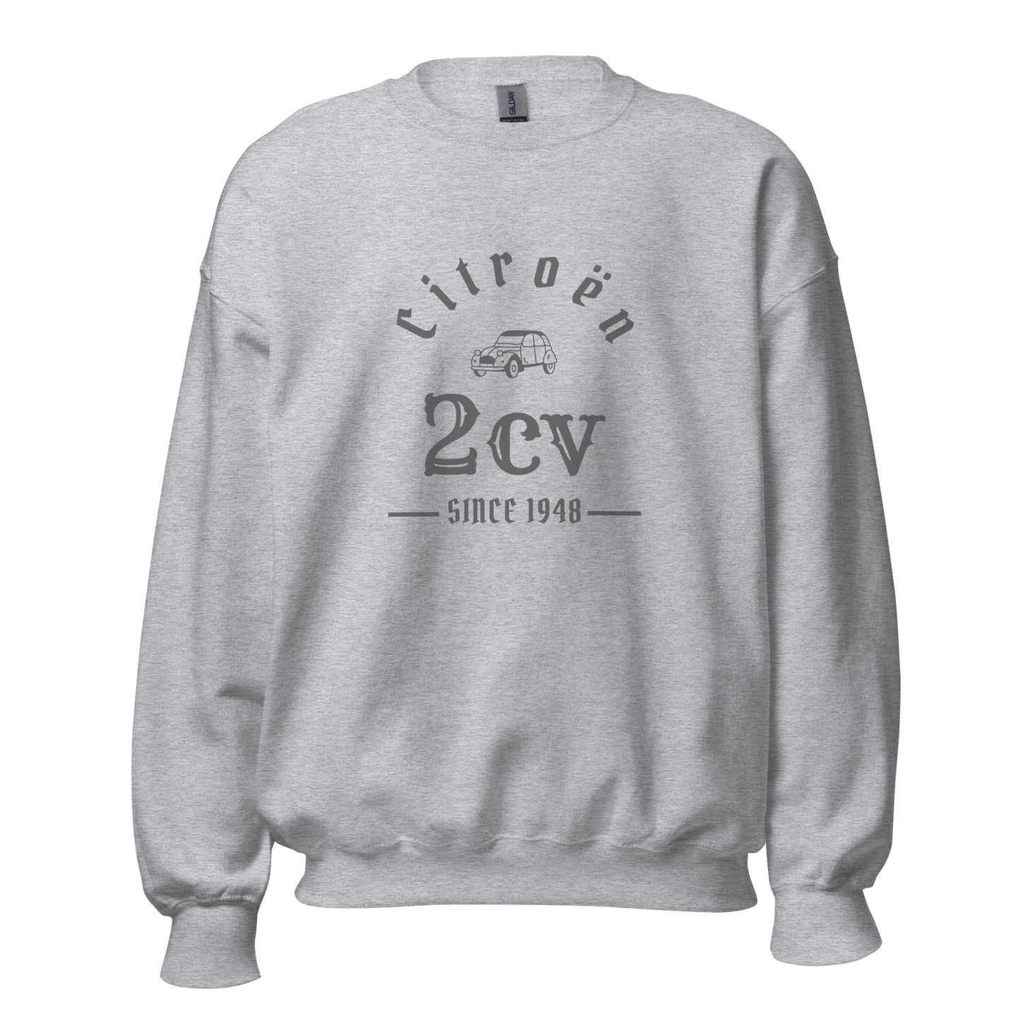 Citroën 2cv since 1948 sweatshirt Uniseks - Zwart, Grijs of Wit