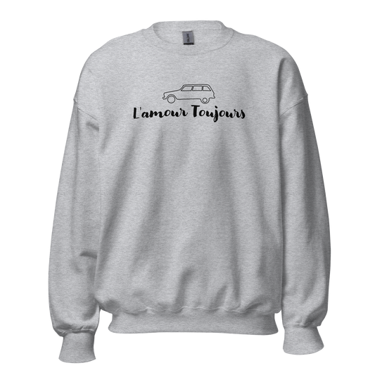 L'amour Toujours Citroën Ami8 Sweatshirt Unisex - Gray or White