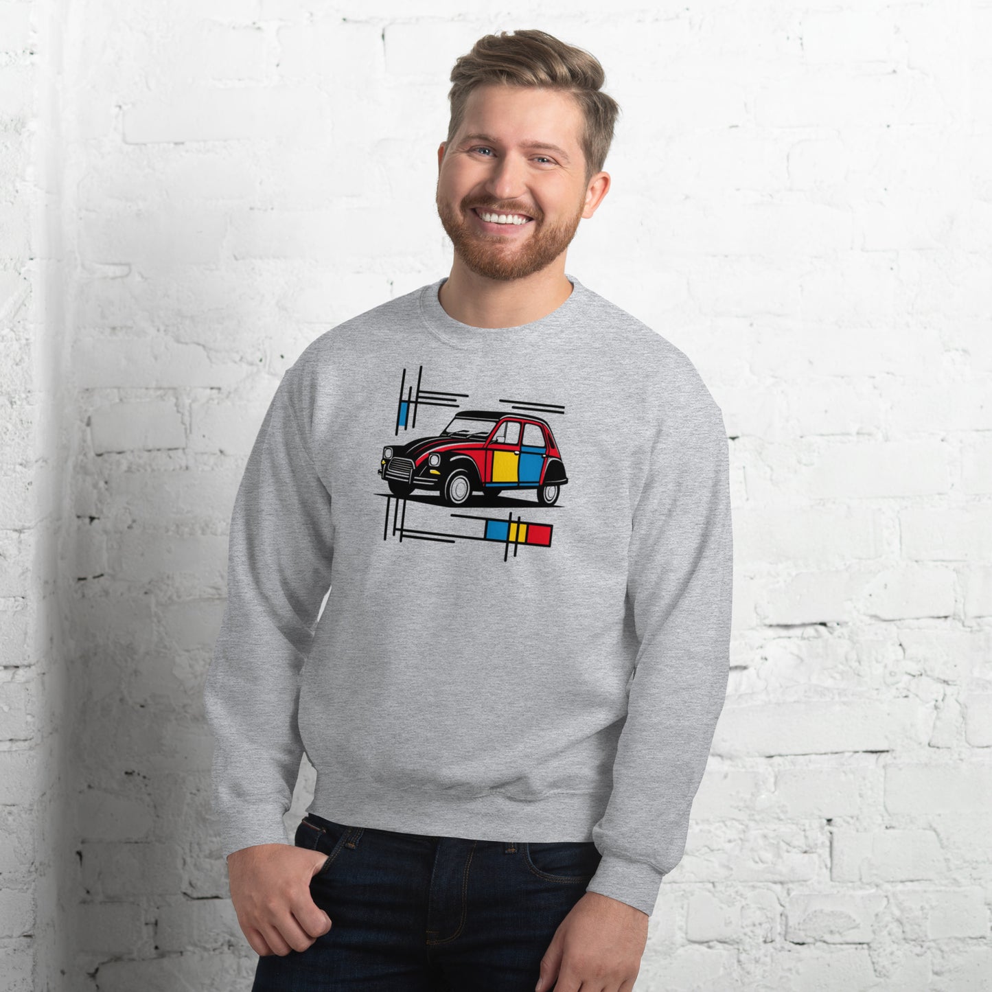 Pull Mondrian – Édition Citroën Dyane