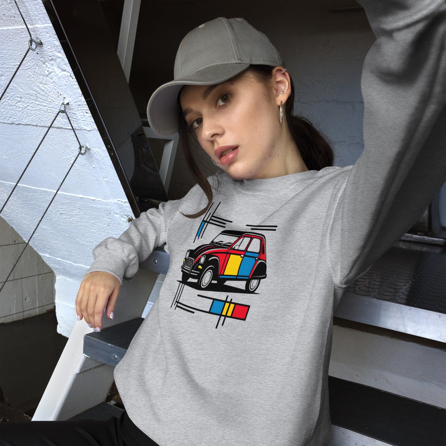 Pull Mondrian – Édition Citroën Dyane