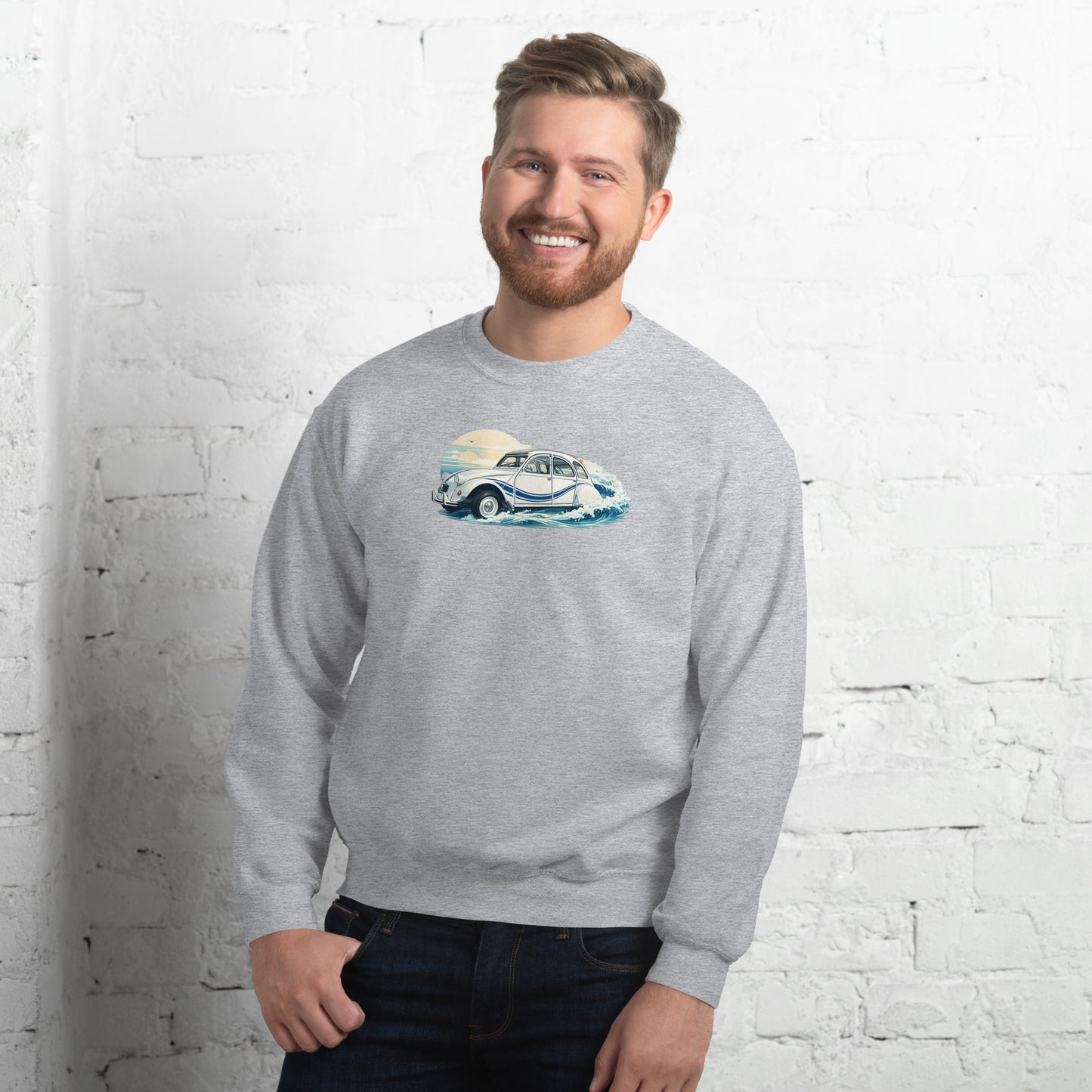 Citroën 2CV France 3 Sweatshirt – Maritime Illustration in Motion | Specials Collection