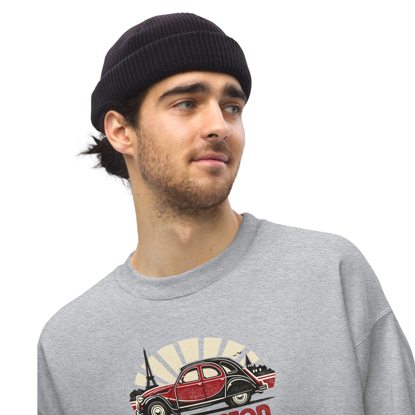 Sweat-shirt Citroën 2CV Charleston – Illustration rétro parisienne | Collection spéciale