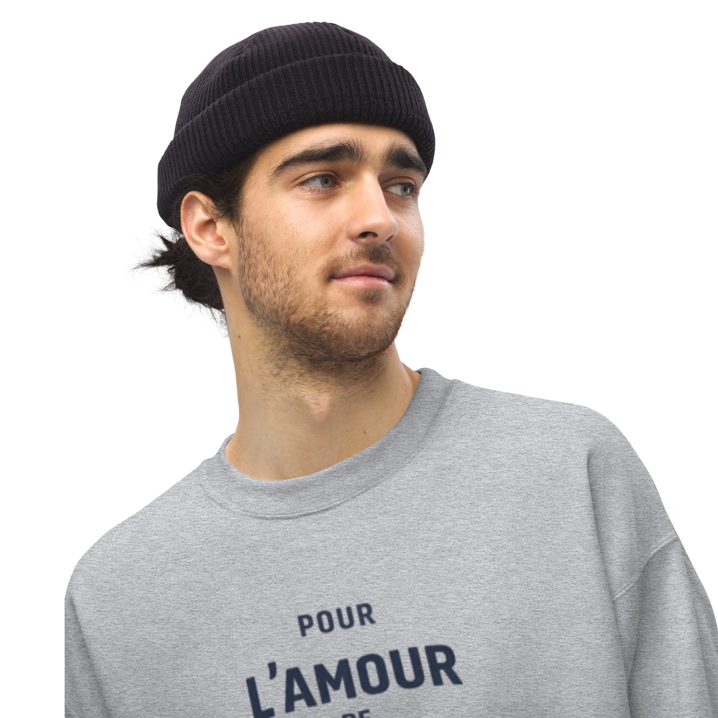 Sweat-shirt Citroën AMI8 « Pour L’Amour de l’AMI8 » – Sweatshirt unisexe avec imprimé typographique