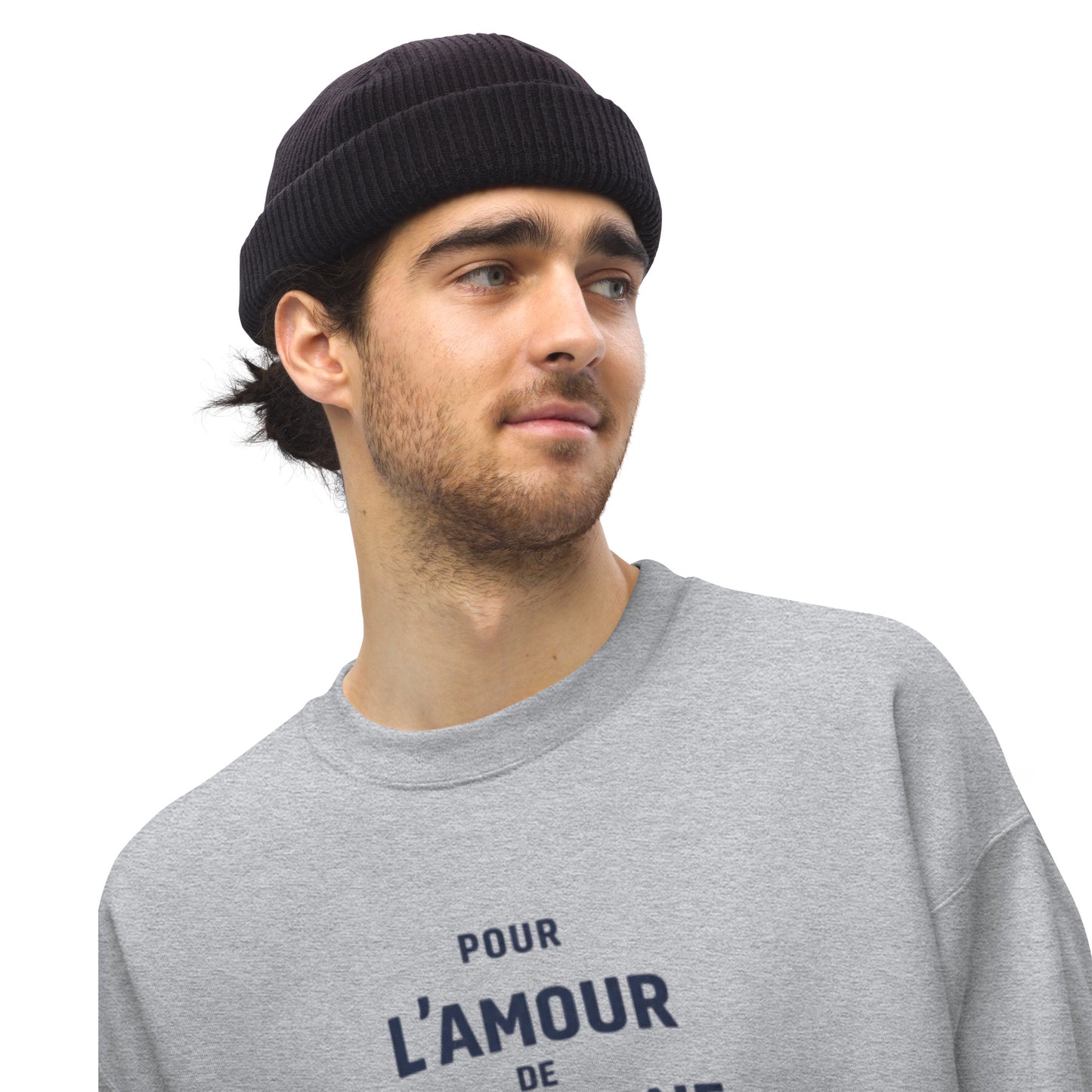 Sweat-shirt Citroën Acadiane « Pour L’Amour de l’Acadiane » – Col Rond Unisexe avec Impression Typographique