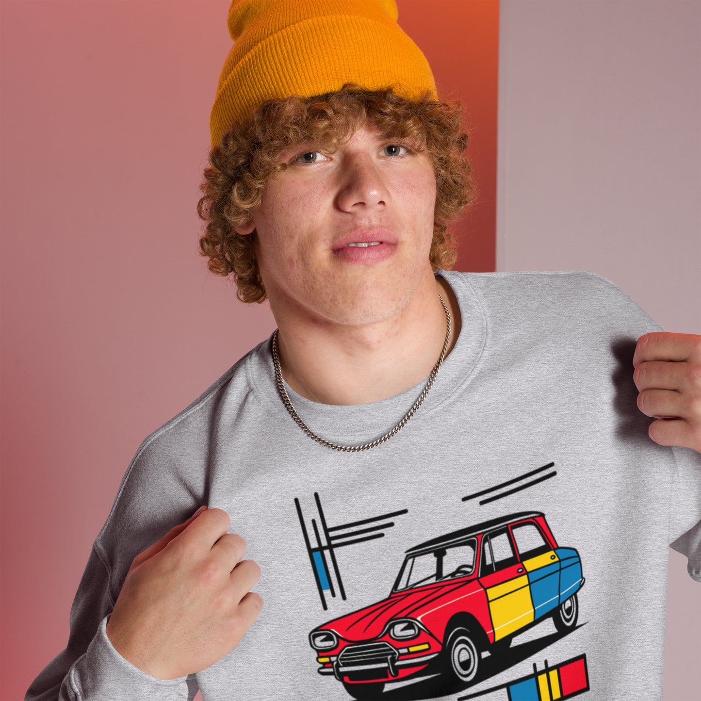 Mondrian Collection Sweatshirt – Model Ami 6