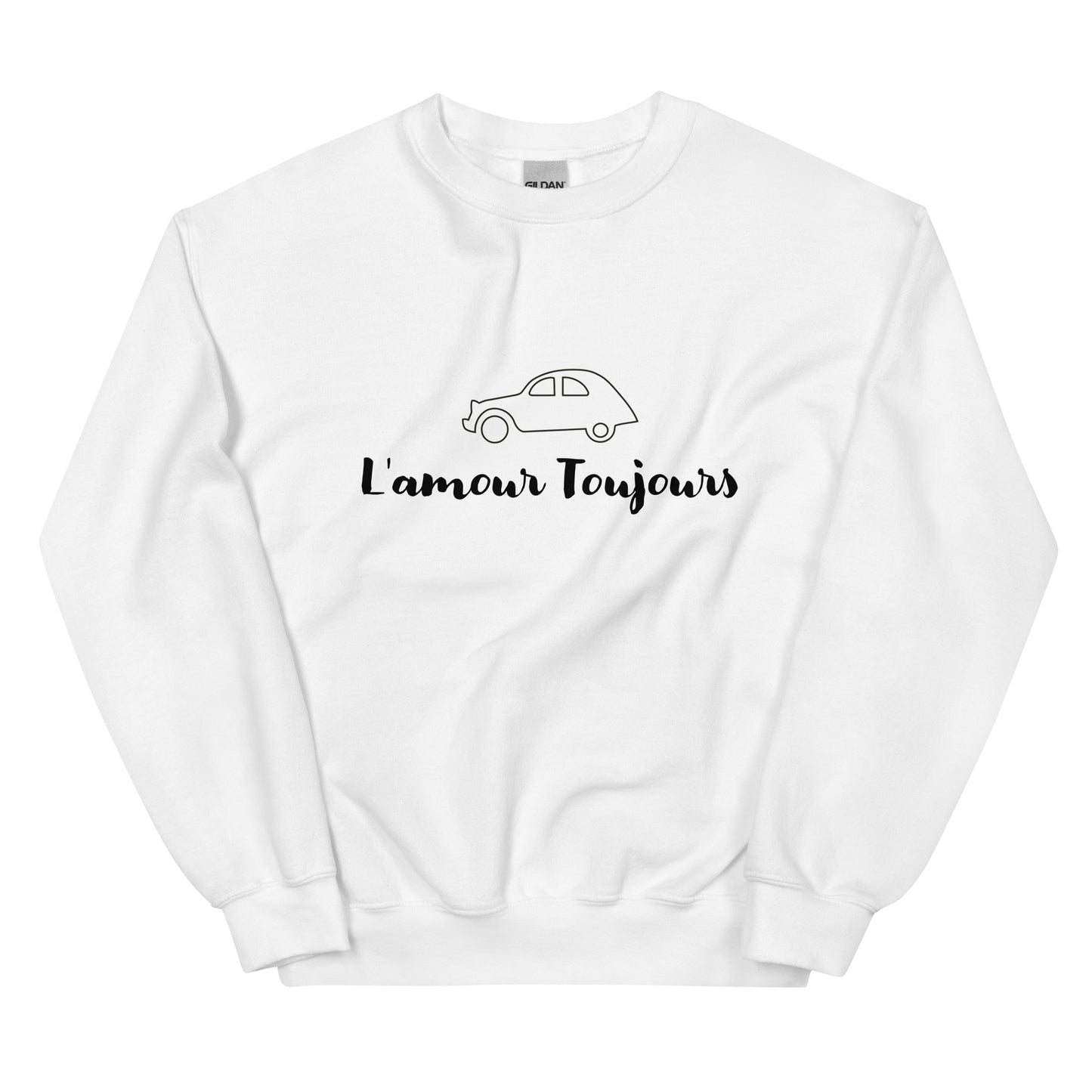 L'amour Toujours Citroën 2cv Sweatshirt Uniseks - Grijs of Wit