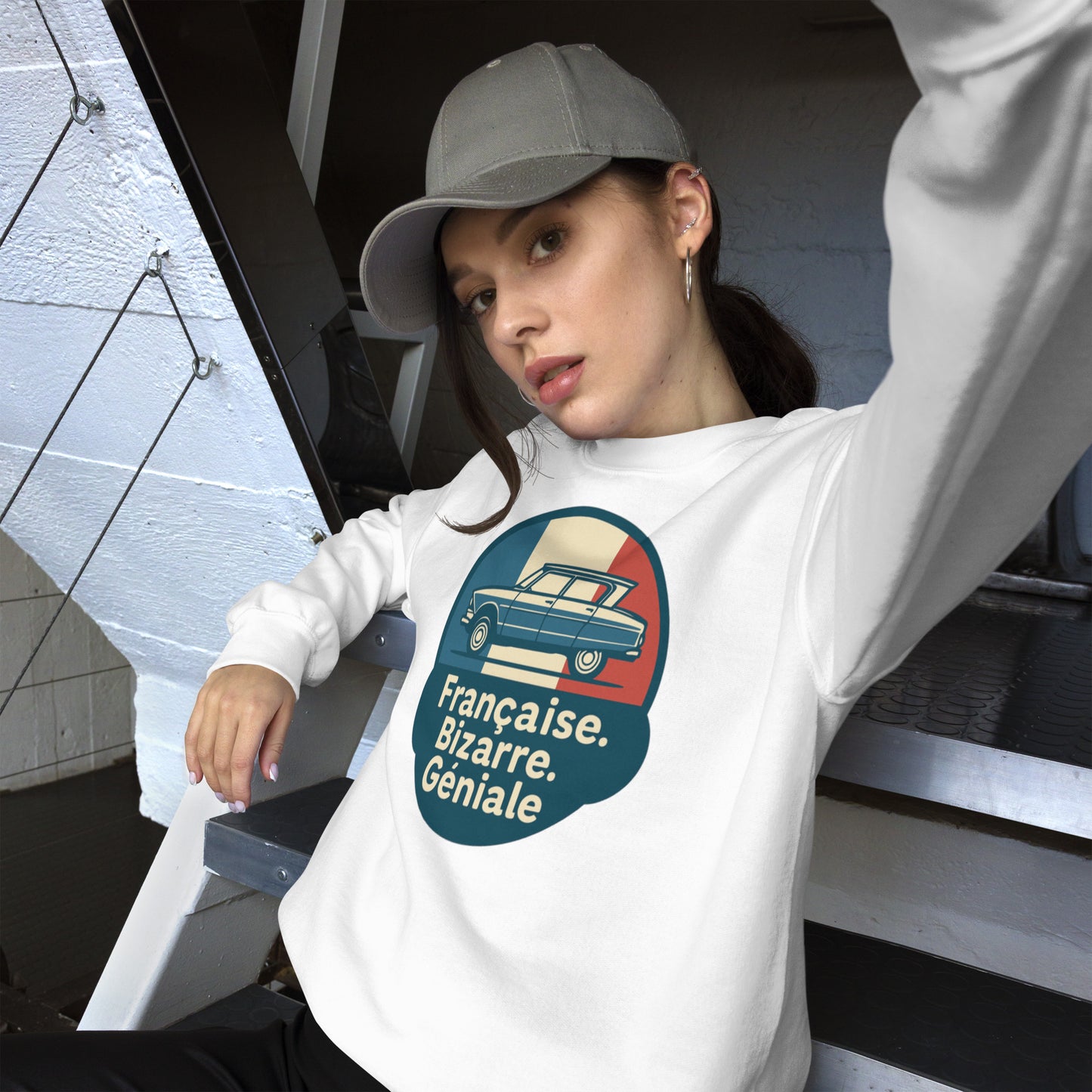 🧥 Française. Bizarre. Géniale. – Ami 6 Retro Sweatshirt met Franse flair