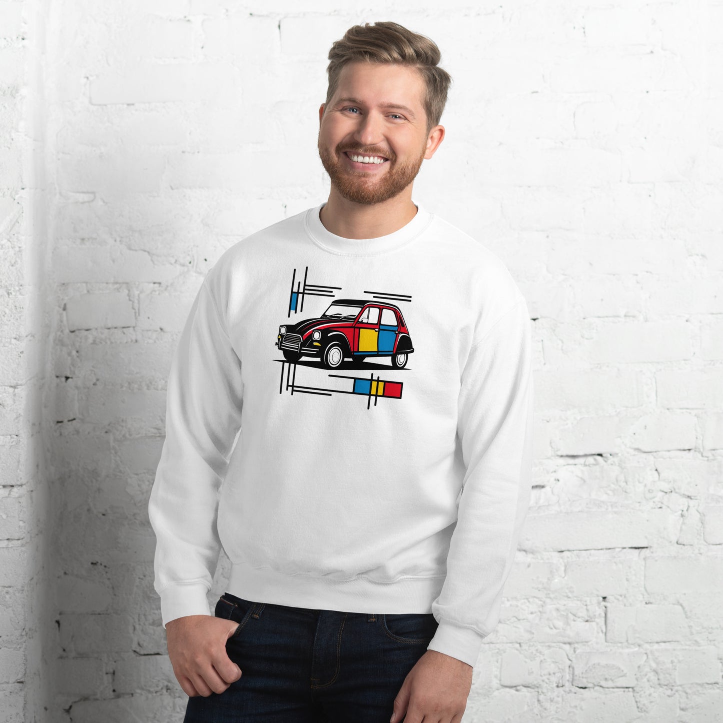 Pull Mondrian – Édition Citroën Dyane
