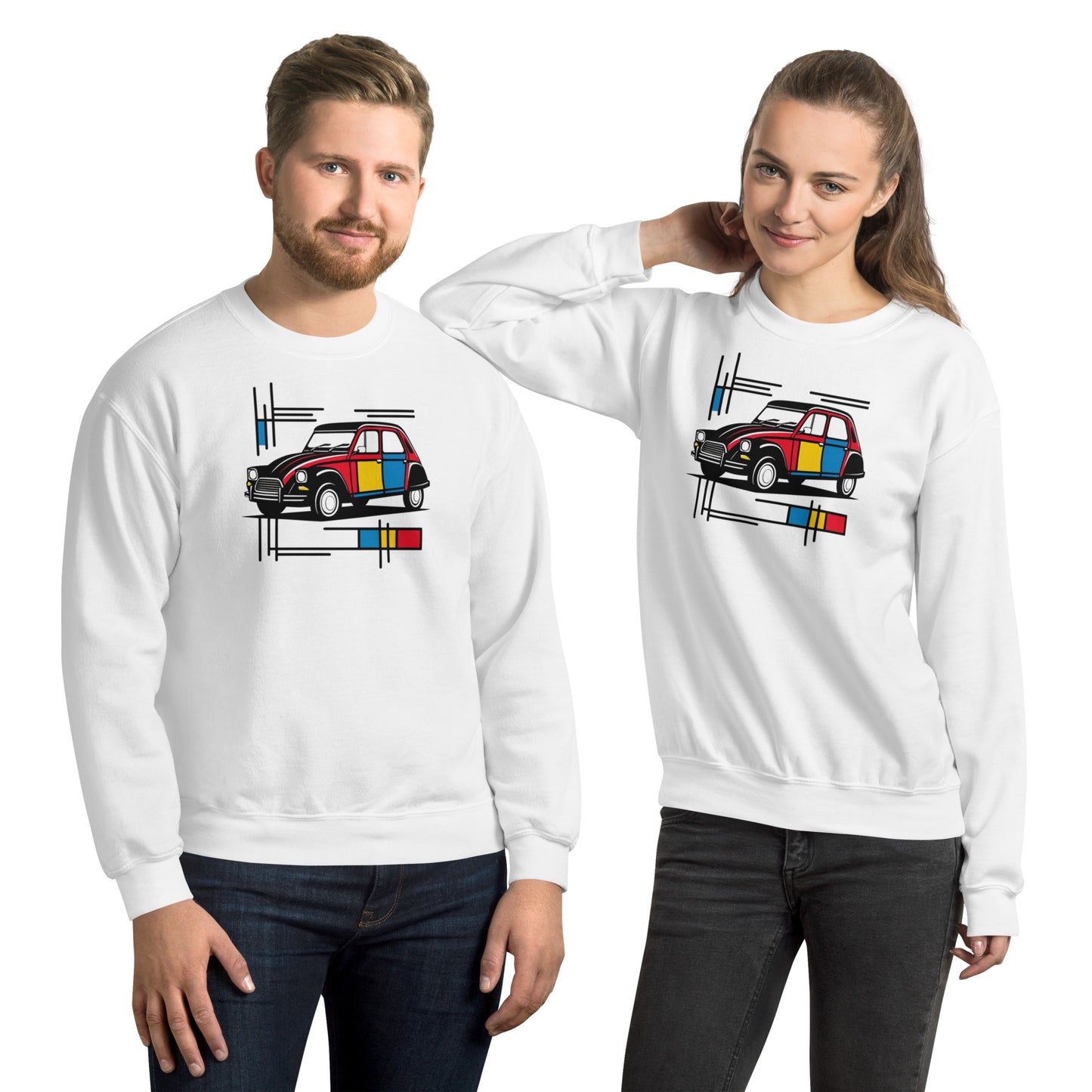 Pull Mondrian – Édition Citroën Dyane