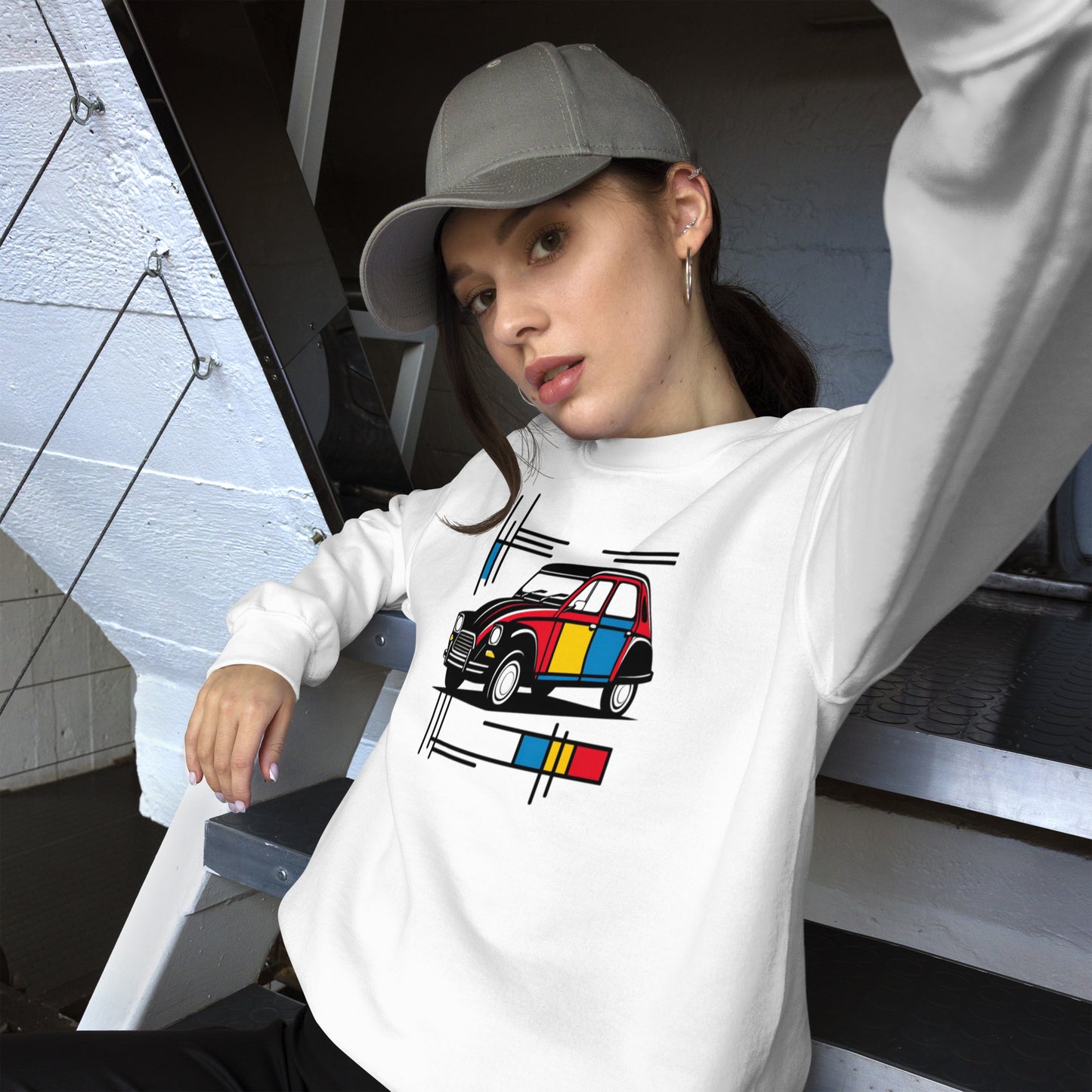 Pull Mondrian – Édition Citroën Dyane