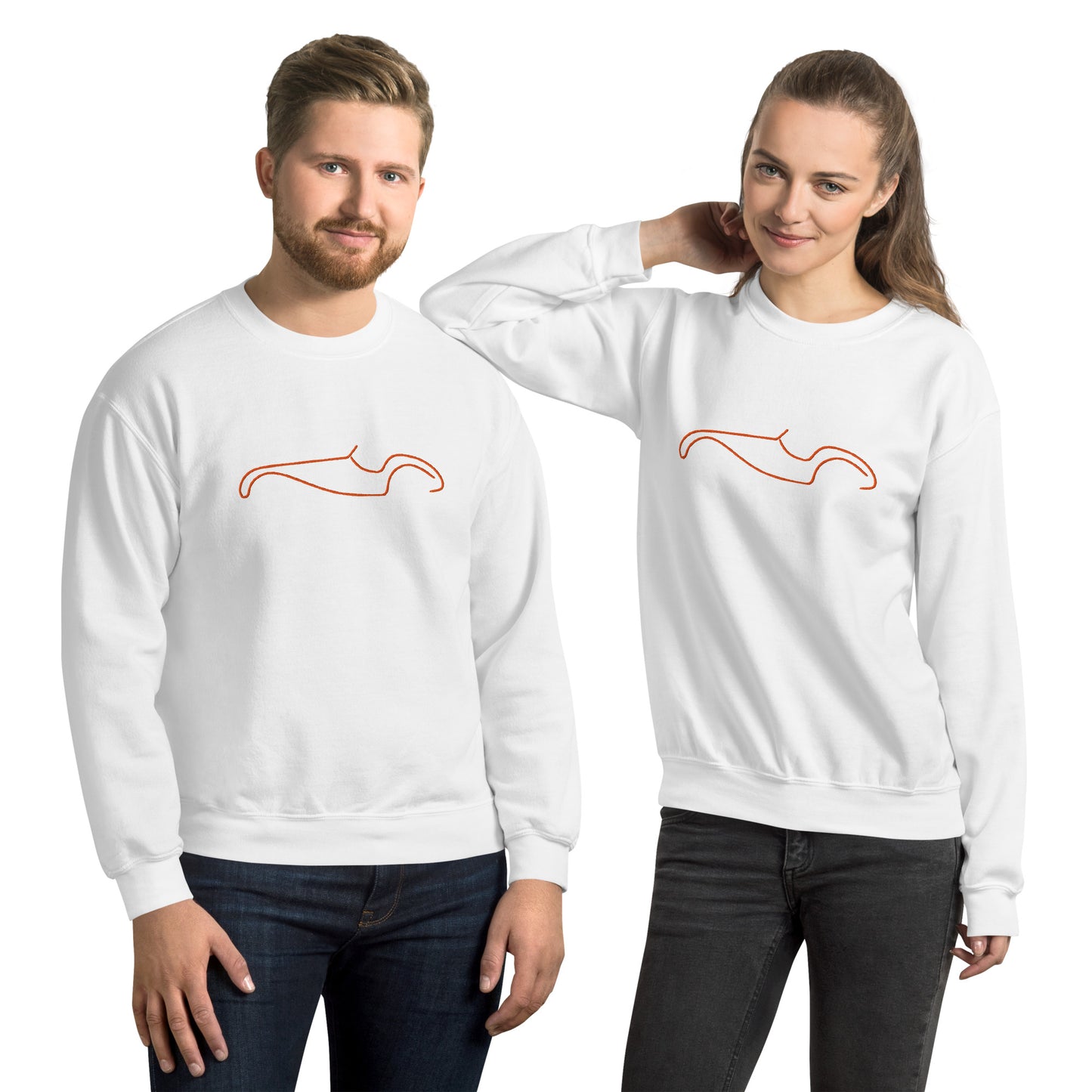Sweat-shirt Silhouette – Motif Burton Sportscar | Minimaliste, élégant et chaud