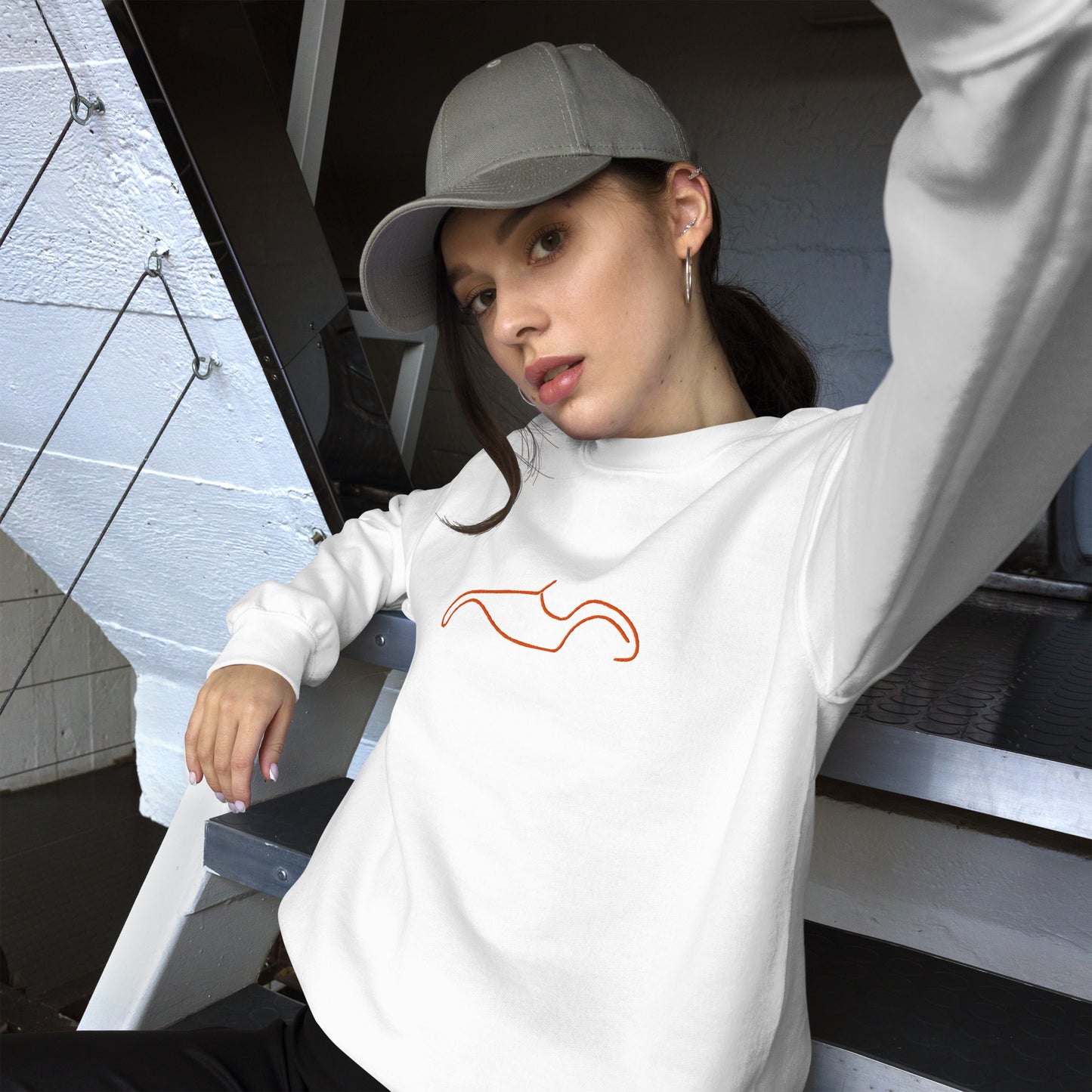 Sweat-shirt Silhouette – Motif Burton Sportscar | Minimaliste, élégant et chaud